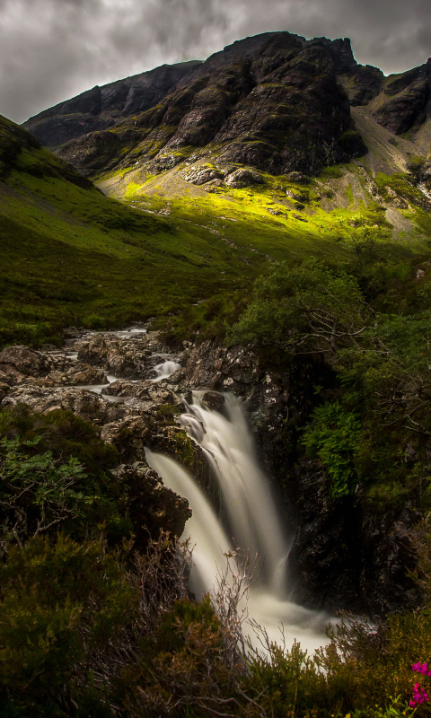 Handy-Wallpaper Landschaft, Wasserfälle, Wasserfall, Erde/natur kostenlos herunterladen.