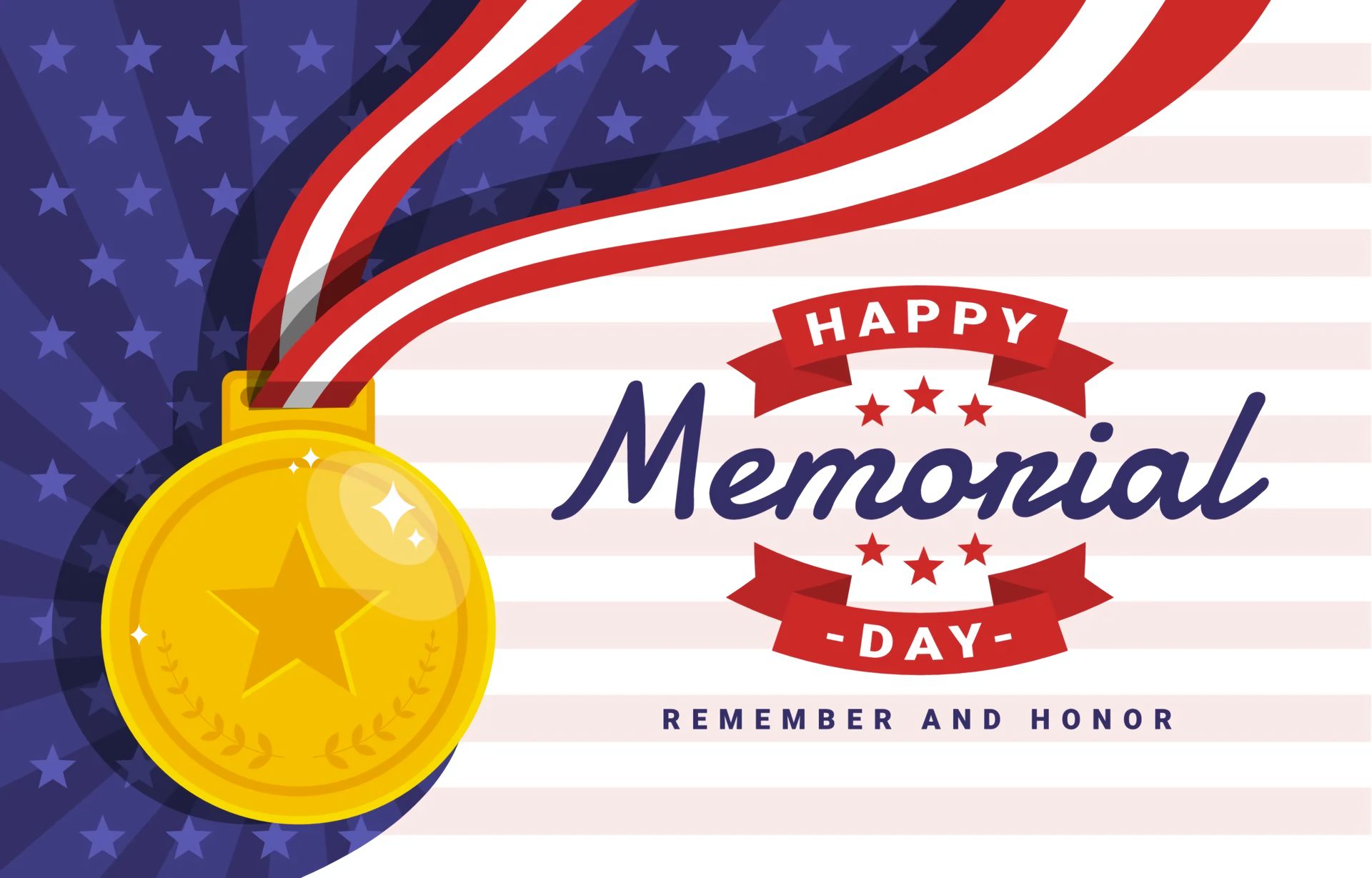 1026412 скачать обои праздничные, день памяти, американский флаг, с днем памяти, медаль - заставки и картинки бесплатно