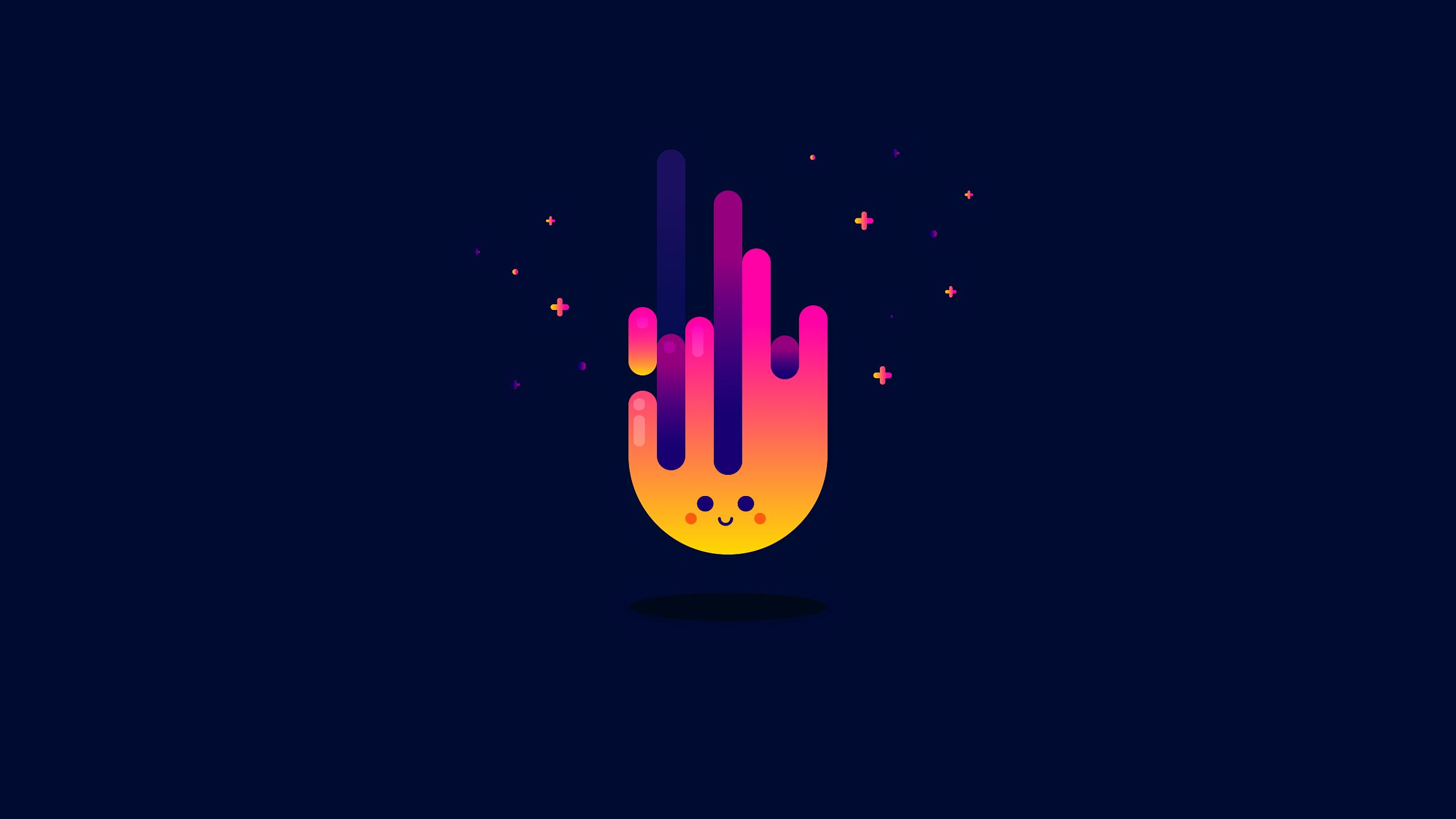 Download mobile wallpaper Fire, Smile, Artistic, Minimalist for free.