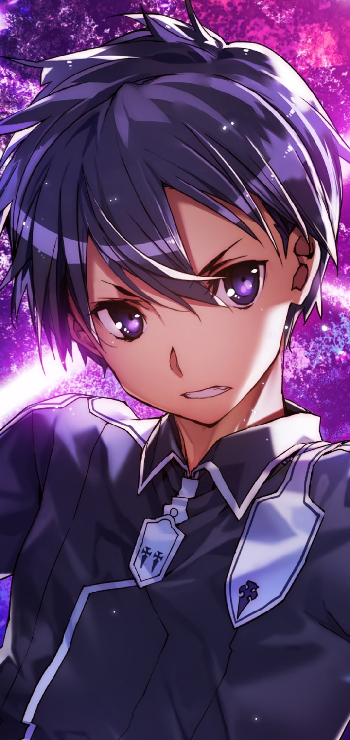 Download mobile wallpaper Anime, Sword Art Online, Black Hair, Purple Eyes, Kirito (Sword Art Online), Kazuto Kirigaya, Sword Art Online: Alicization for free.