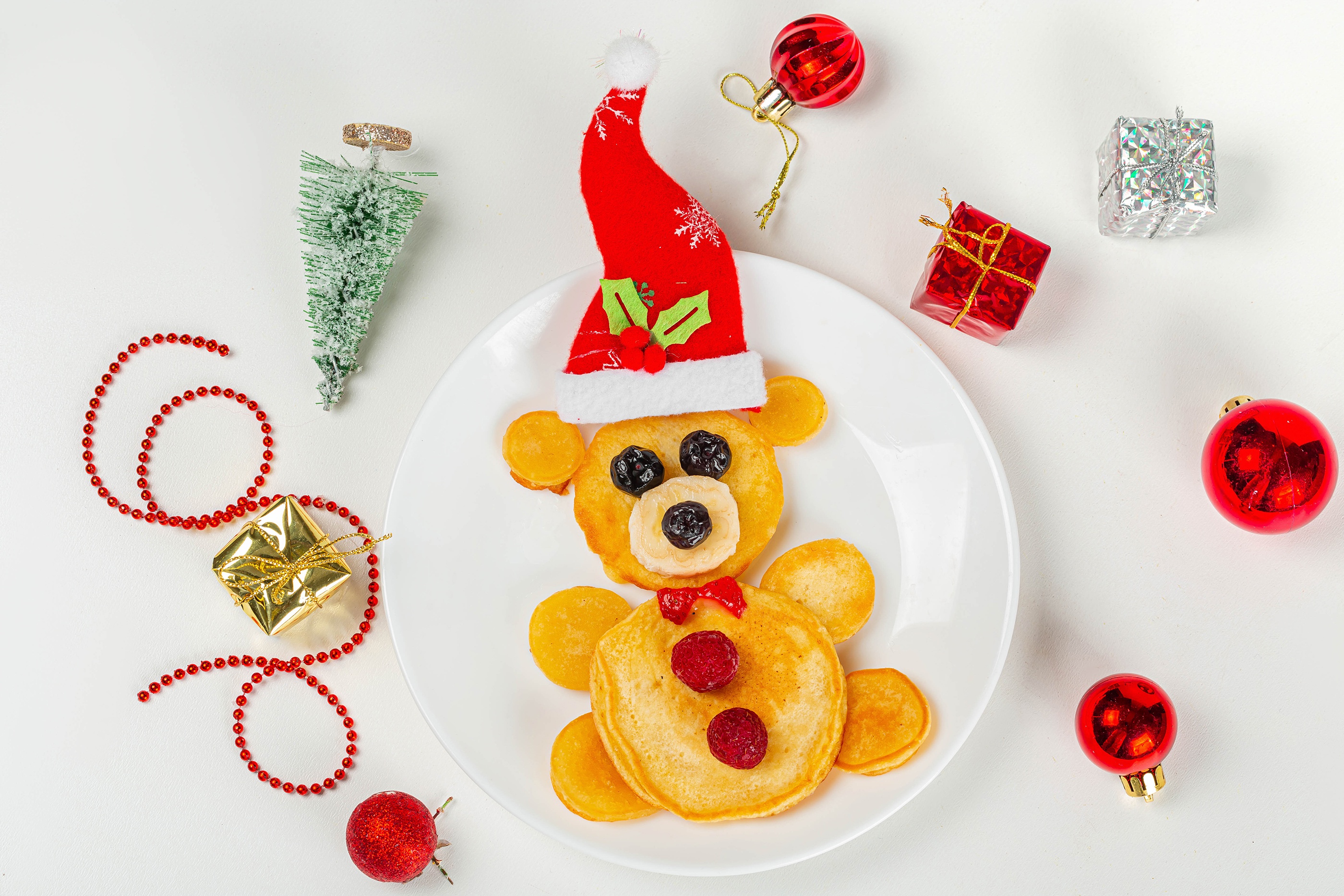 Free download wallpaper Food, Still Life, Christmas, Pancake on your PC desktop