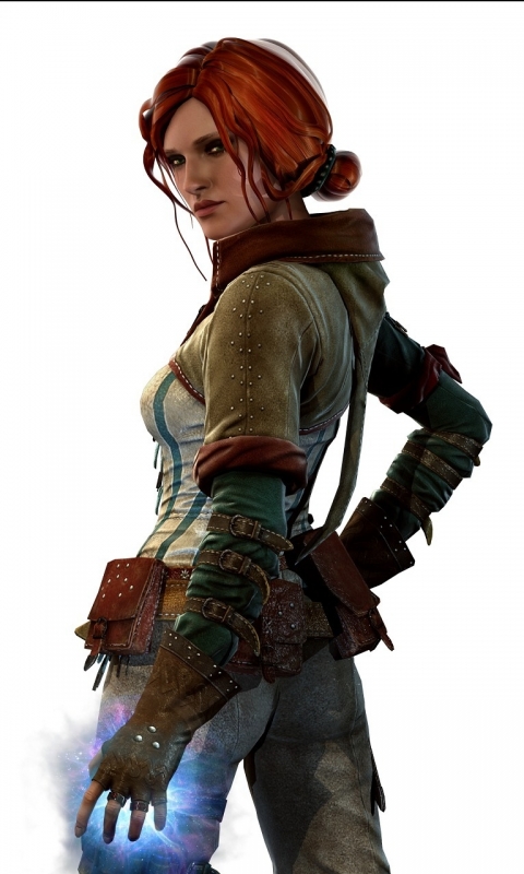 Handy-Wallpaper Triss Merigold, The Witcher 3: Wild Hunt, Der Hexer, Computerspiele kostenlos herunterladen.