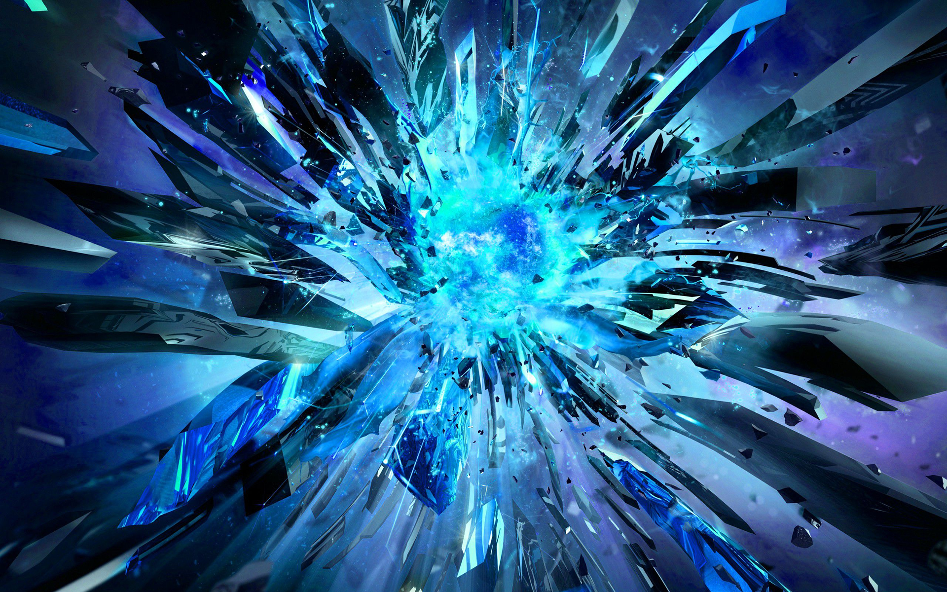 Free download wallpaper Abstract, Glass, Explosion on your PC desktop