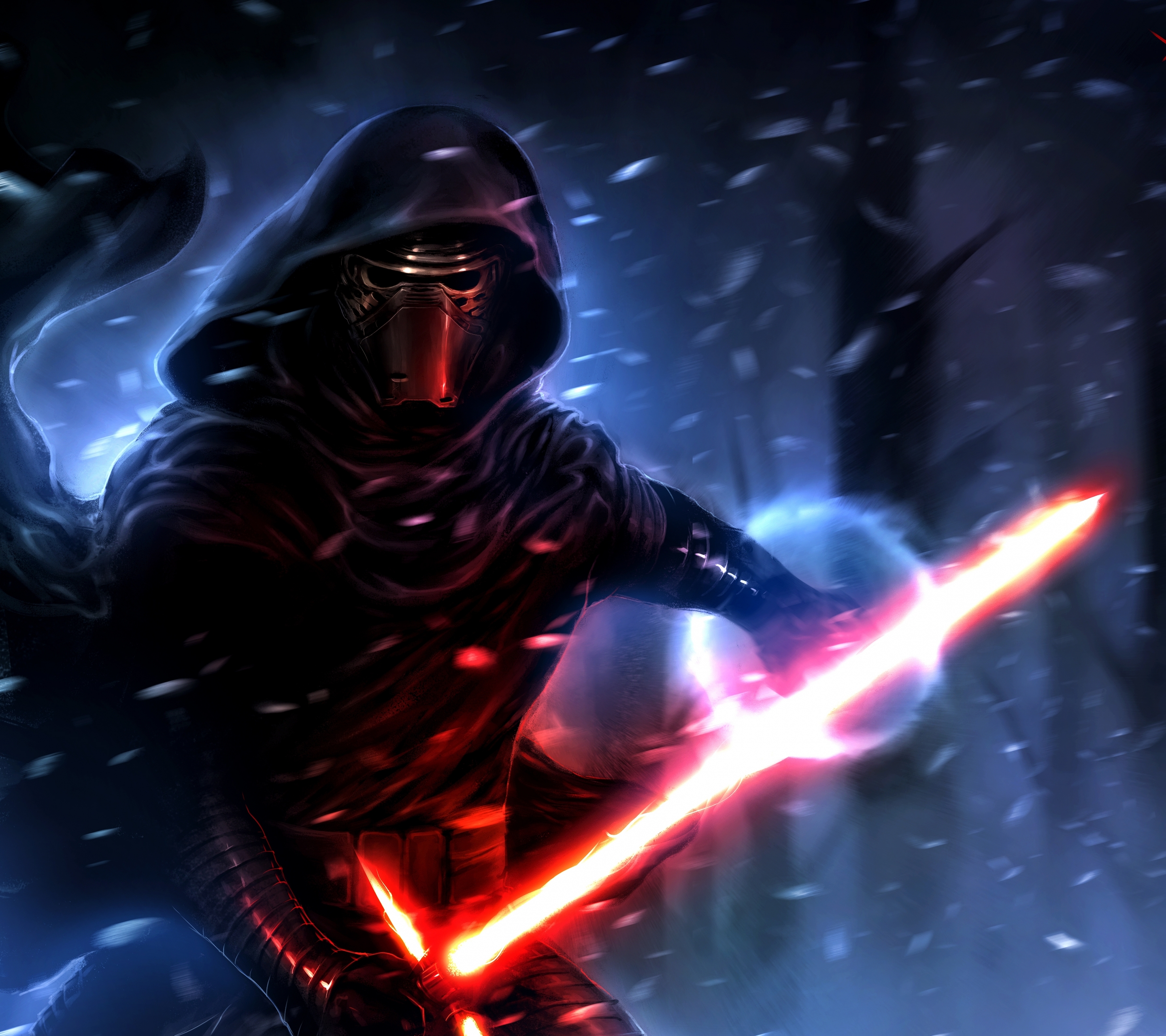 Laden Sie das Lichtschwert, Filme, Krieg Der Sterne, Star Wars: Episode Vi Das Erwachen Der Macht, Kylo Ren-Bild kostenlos auf Ihren PC-Desktop herunter