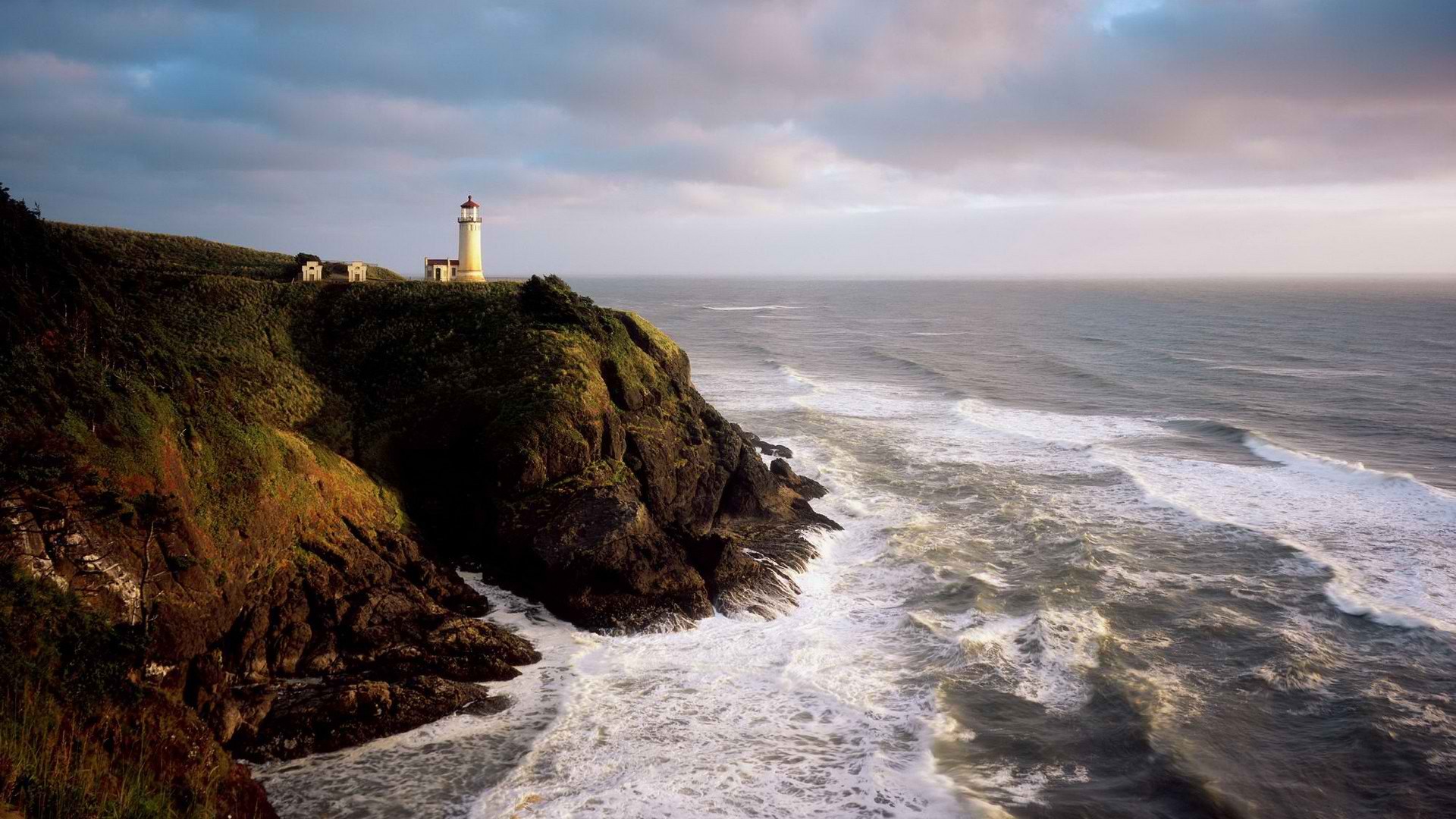 Download mobile wallpaper Lighthouse, Man Made, Landscape for free.