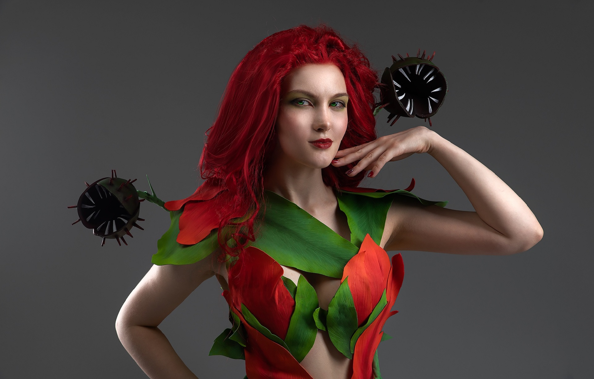 Free download wallpaper Women, Poison Ivy, Cosplay, Injustice 2 on your PC desktop