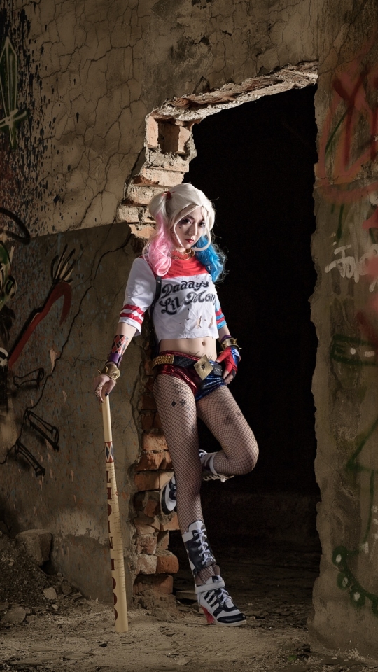 Descarga gratuita de fondo de pantalla para móvil de Mujeres, Harley Quinn, Cosplay.