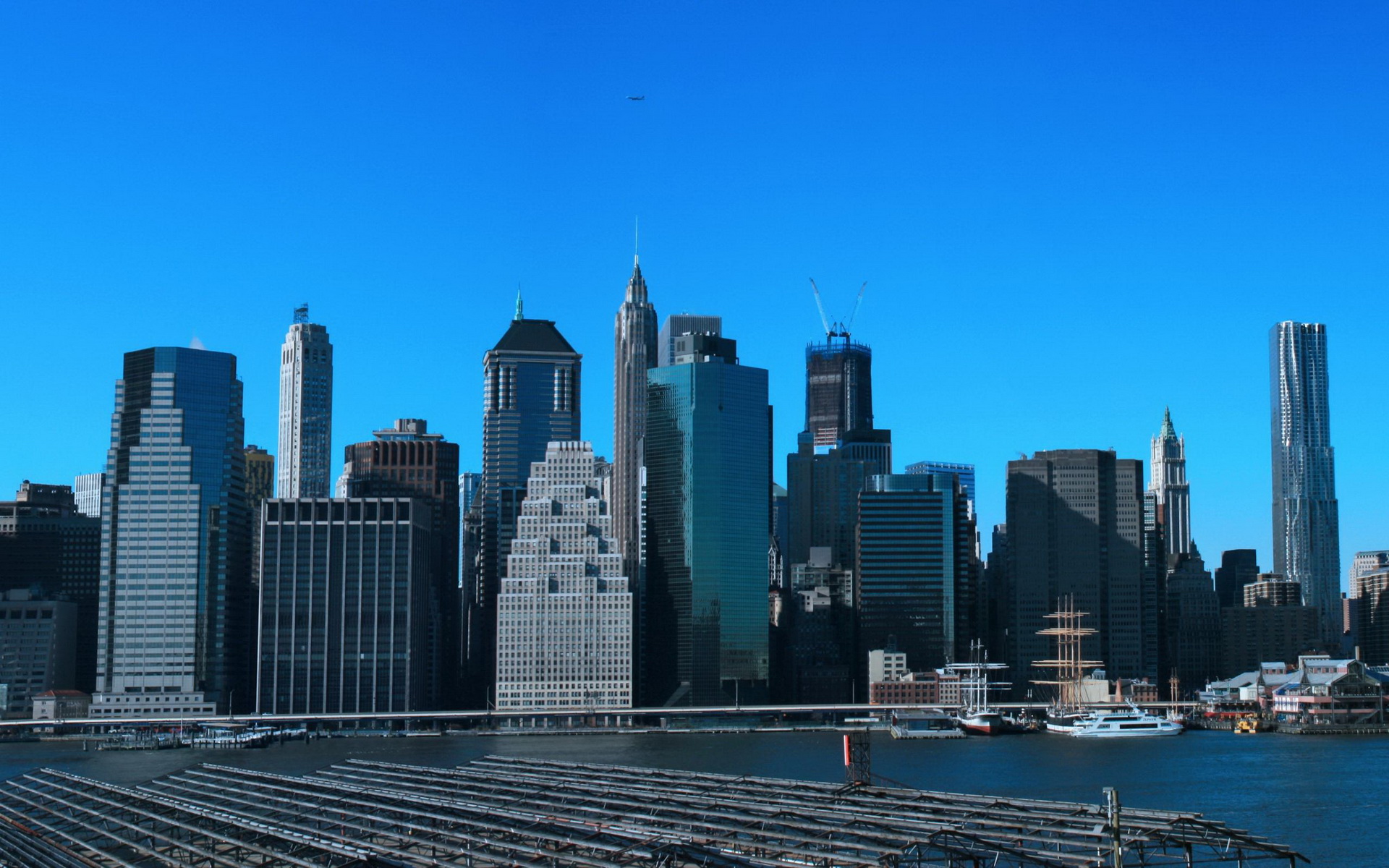 Скачать картинку Манхэттен, Города, Сделано Человеком в телефон бесплатно.