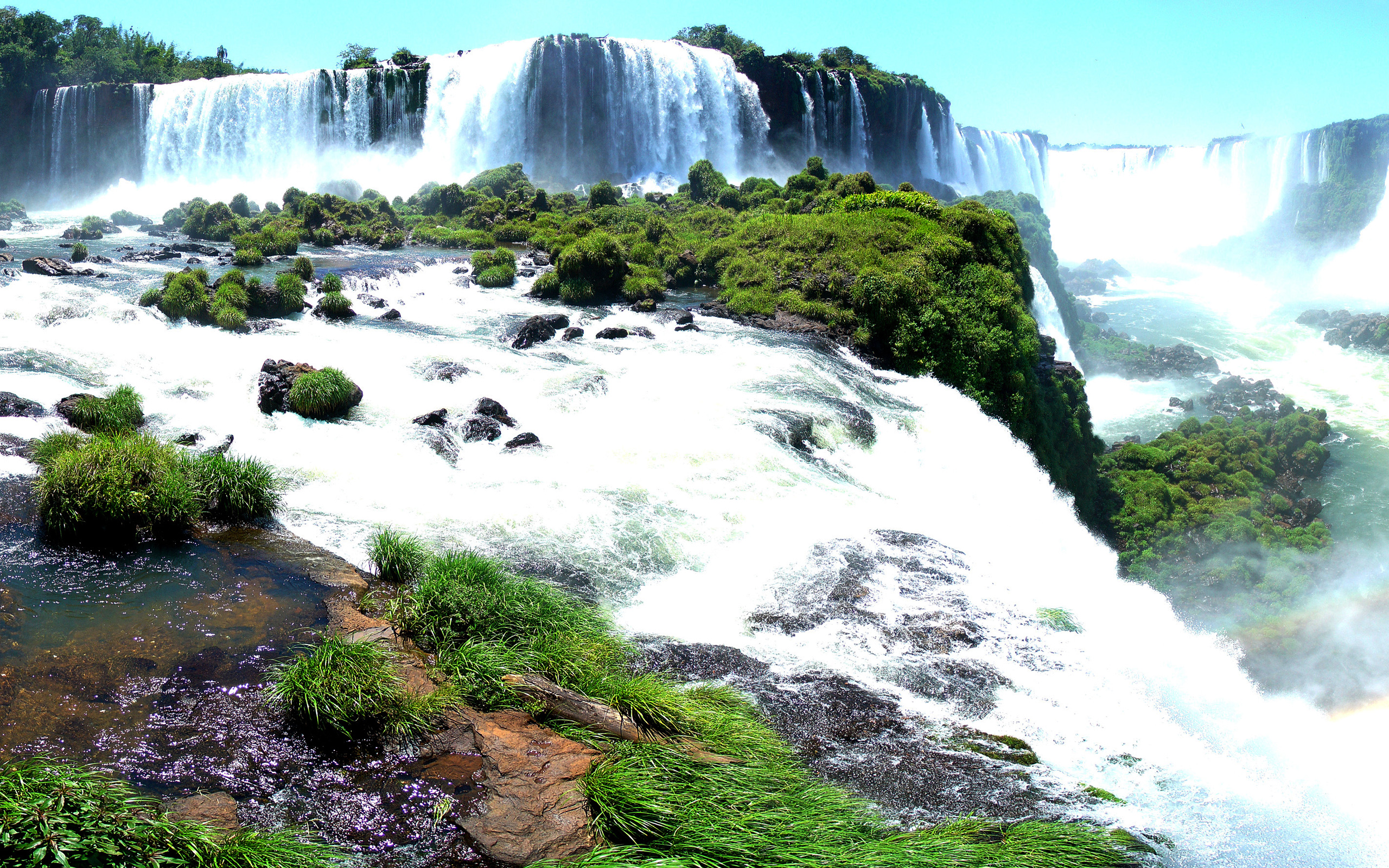 earth, iguazu falls, waterfalls