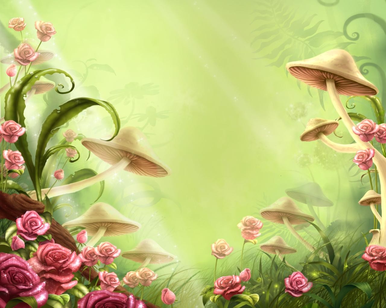 Download mobile wallpaper Flower, Mushroom, Artistic for free.