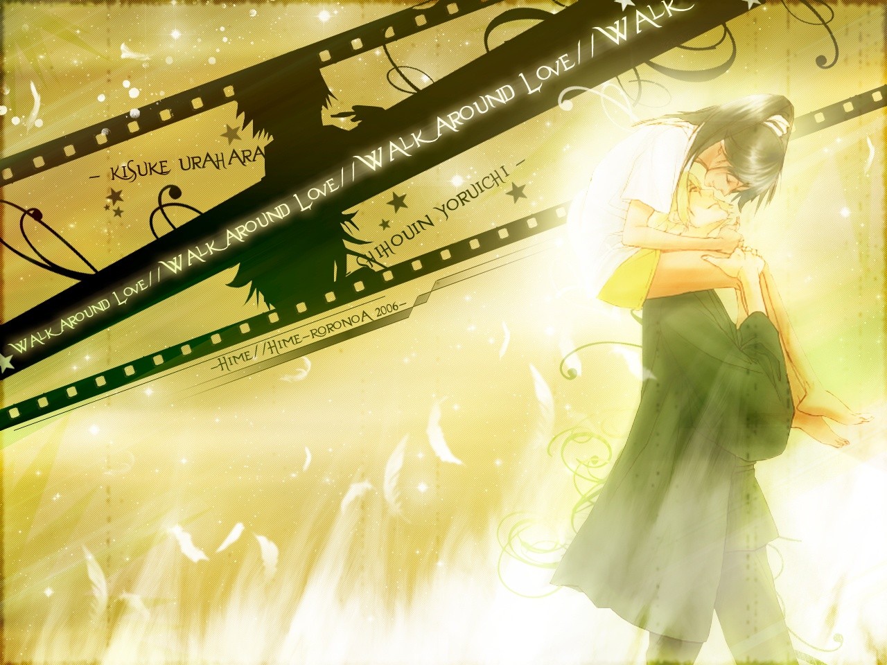 Free download wallpaper Anime, Bleach, Yoruichi Shihôin, Kisuke Urahara on your PC desktop