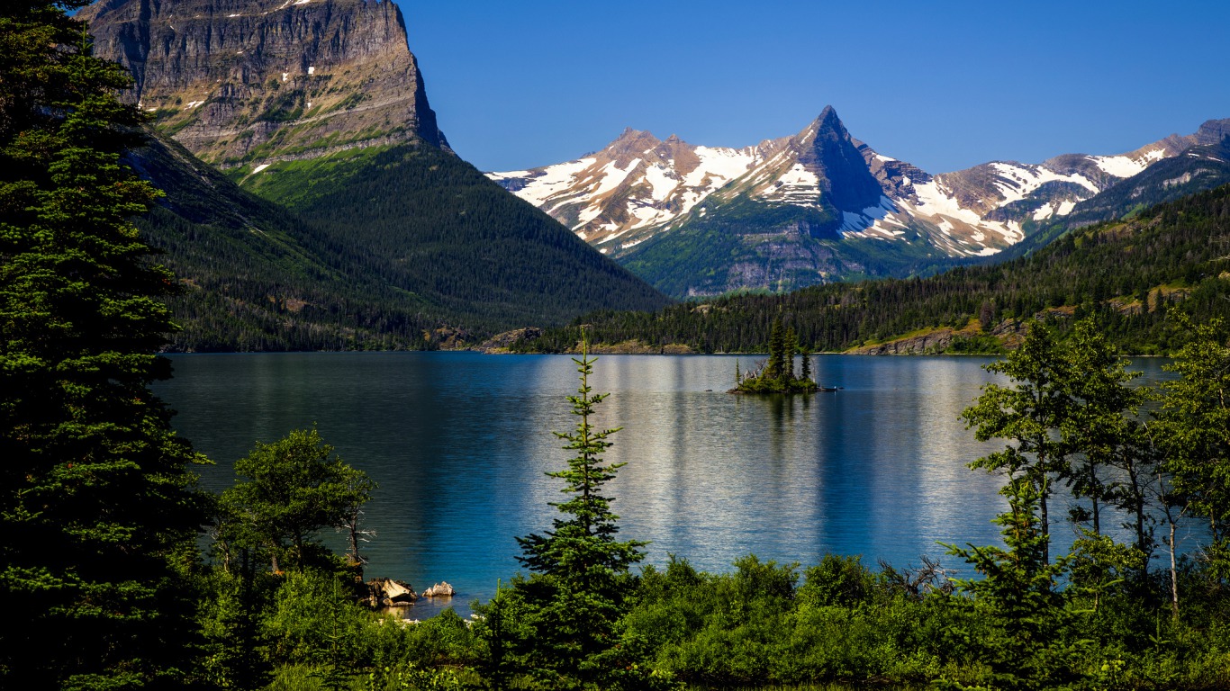 309227 baixar imagens terra/natureza, lago, parque nacional glaciar, lagos - papéis de parede e protetores de tela gratuitamente