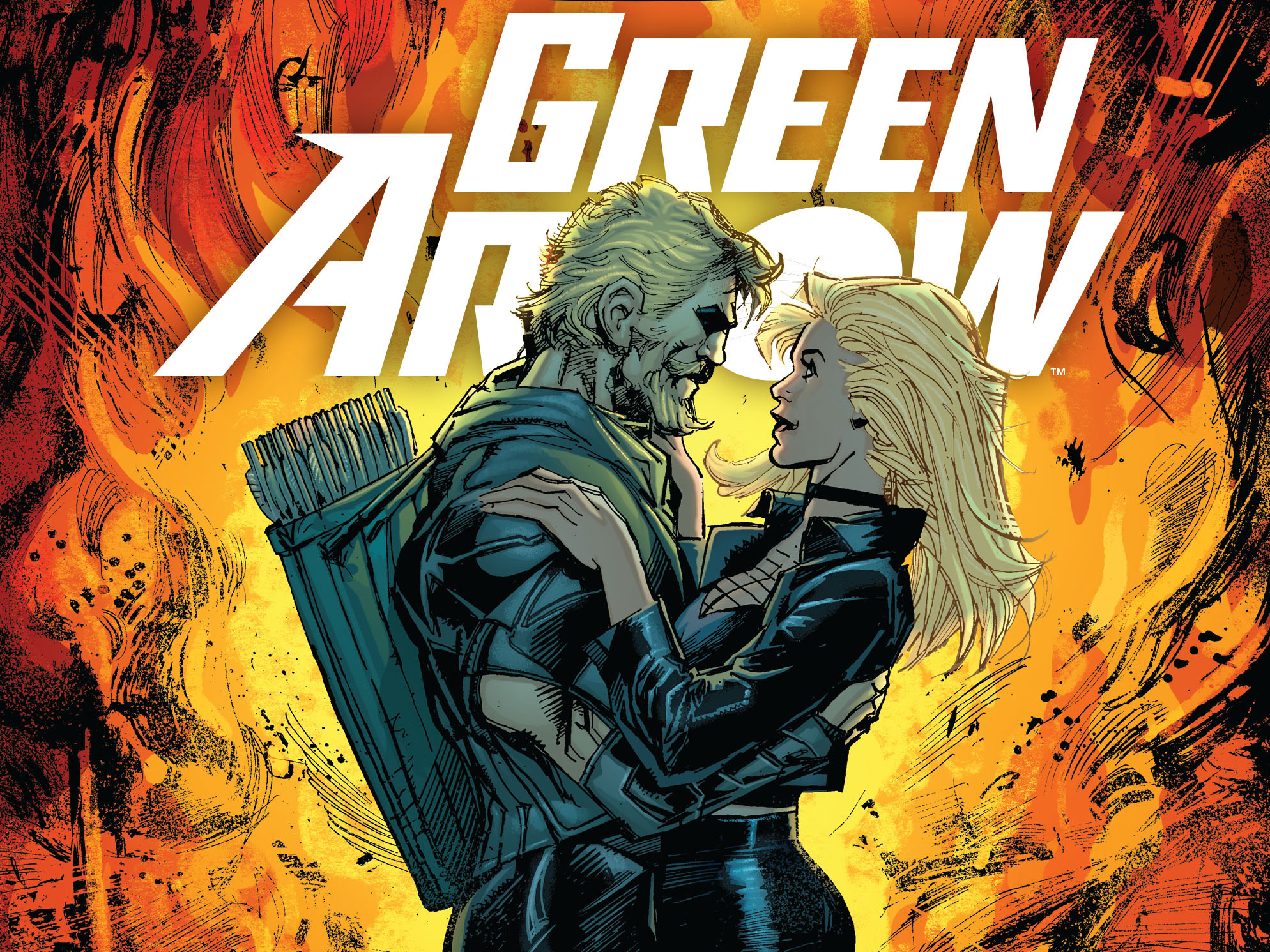Download mobile wallpaper Comics, Dc Comics, Black Canary, Green Arrow for free.
