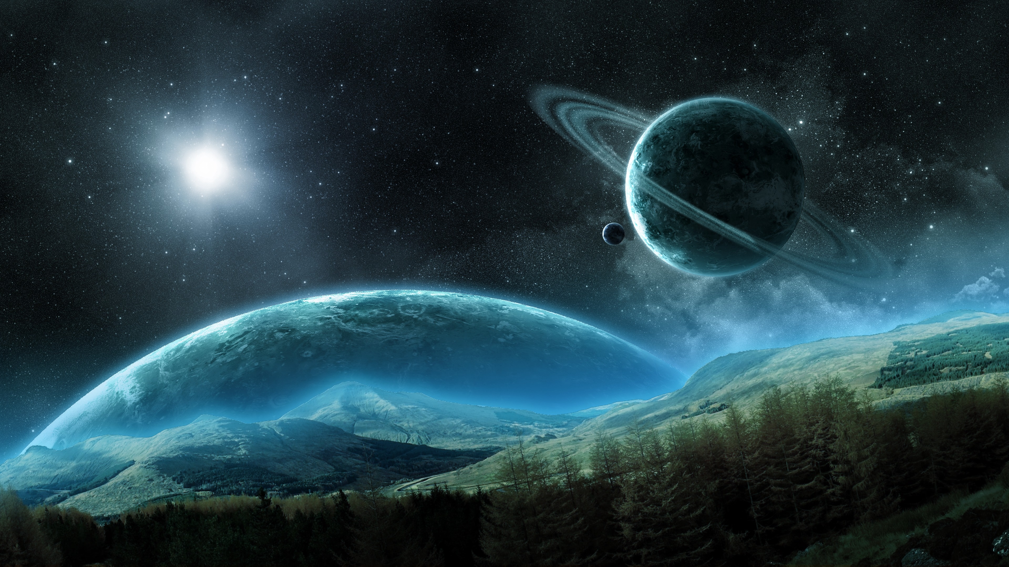 Free download wallpaper Landscape, Planet, Sci Fi on your PC desktop