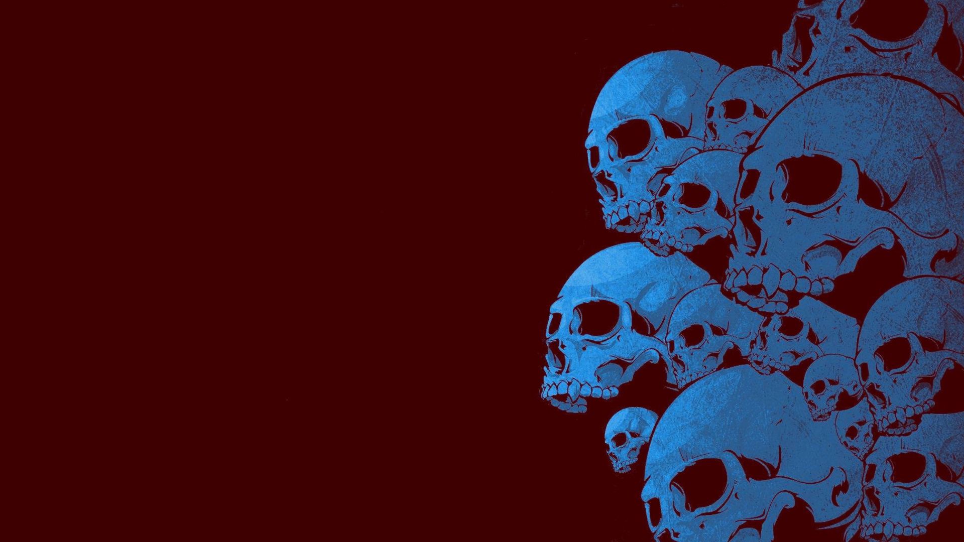 Free download wallpaper Dark, Skull on your PC desktop