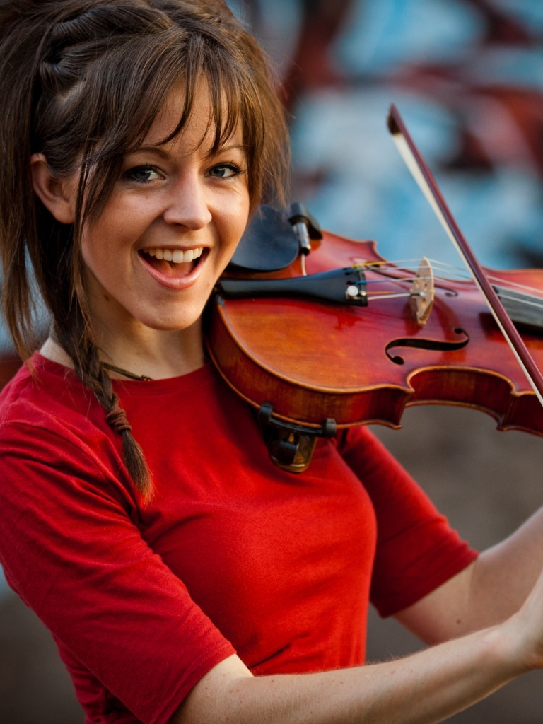 Handy-Wallpaper Musik, Lindsey Stirling kostenlos herunterladen.