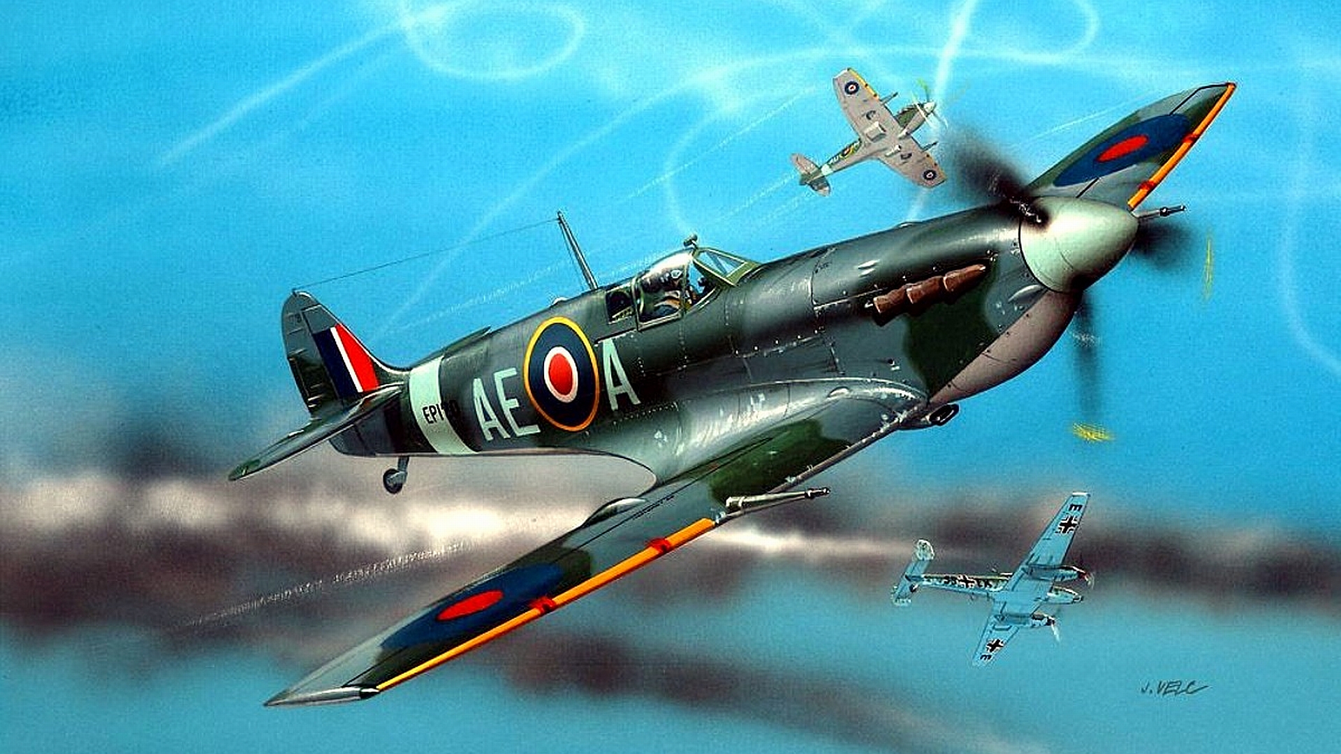 195627 télécharger l'image militaire, supermarine spitfire, avions militaires - fonds d'écran et économiseurs d'écran gratuits