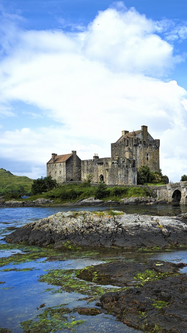 Скачать картинку Замки, Замок, Шотландия, Сделано Человеком, Замок Эйлен Донан в телефон бесплатно.