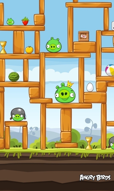 Descarga gratuita de fondo de pantalla para móvil de Angry Birds, Videojuego.