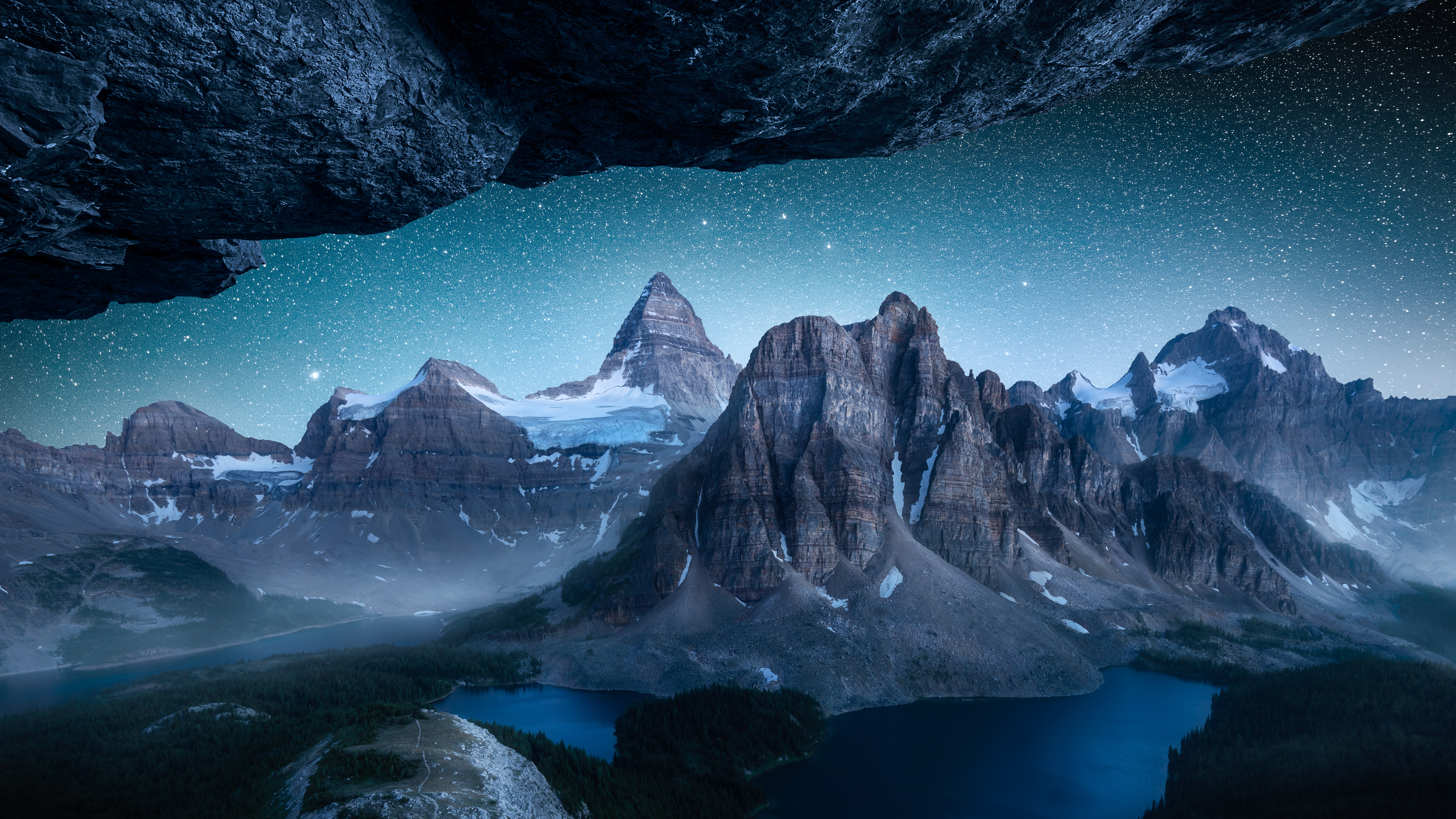 1534819 завантажити картинку гори, земля, гора, канада, гора ассінібойн - шпалери і заставки безкоштовно
