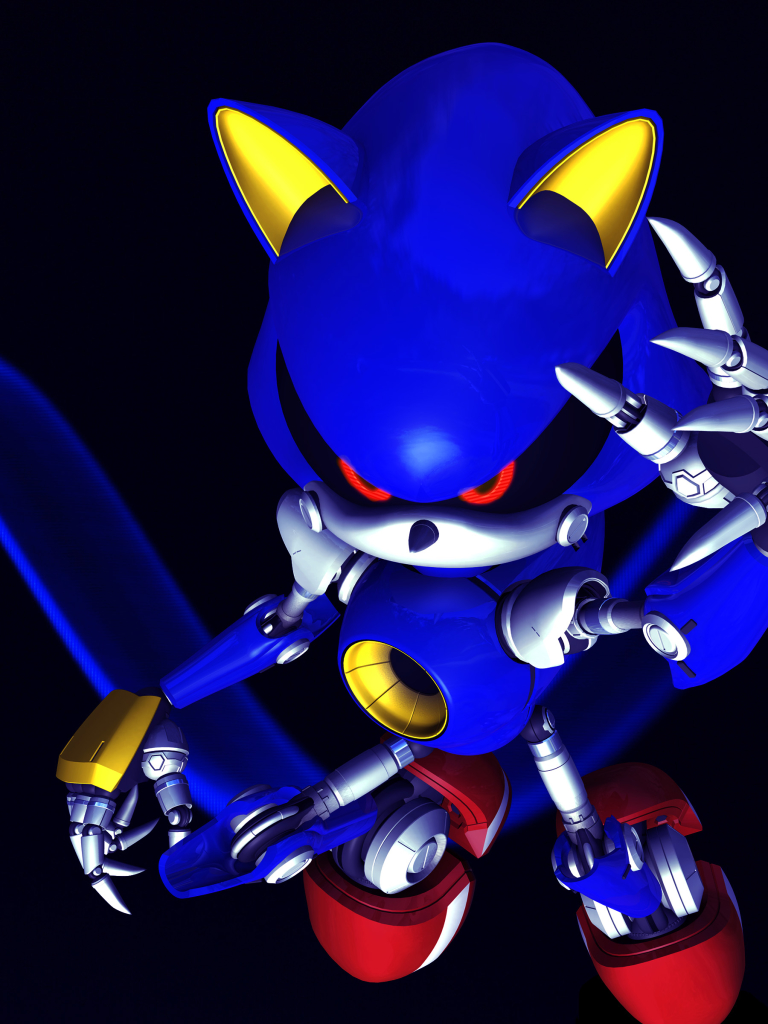 Download mobile wallpaper Video Game, Metal Sonic, Sonic Rivals 2, Sonic for free.