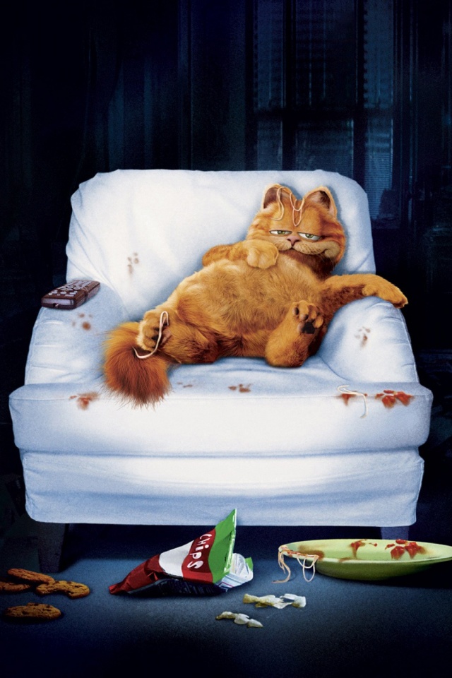 Descarga gratuita de fondo de pantalla para móvil de Garfield, Gato, Película, Películas.