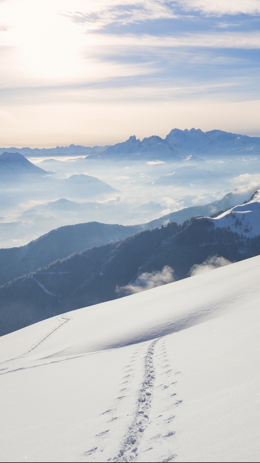 Téléchargez des papiers peints mobile Montagnes, Montagne, Terre/nature, Neiger gratuitement.