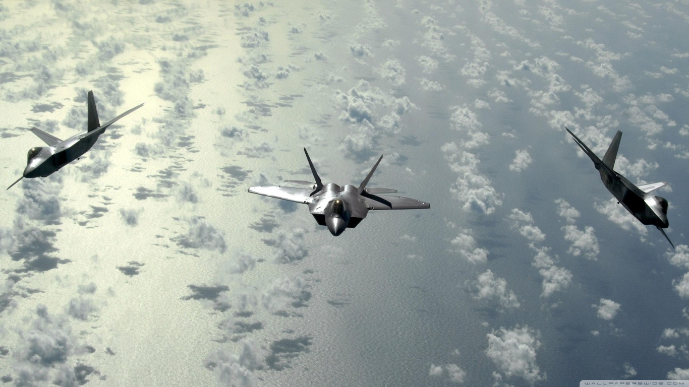 Завантажити шпалери безкоштовно Літак, Військовий, Lockheed Martin F 22 Raptor картинка на робочий стіл ПК