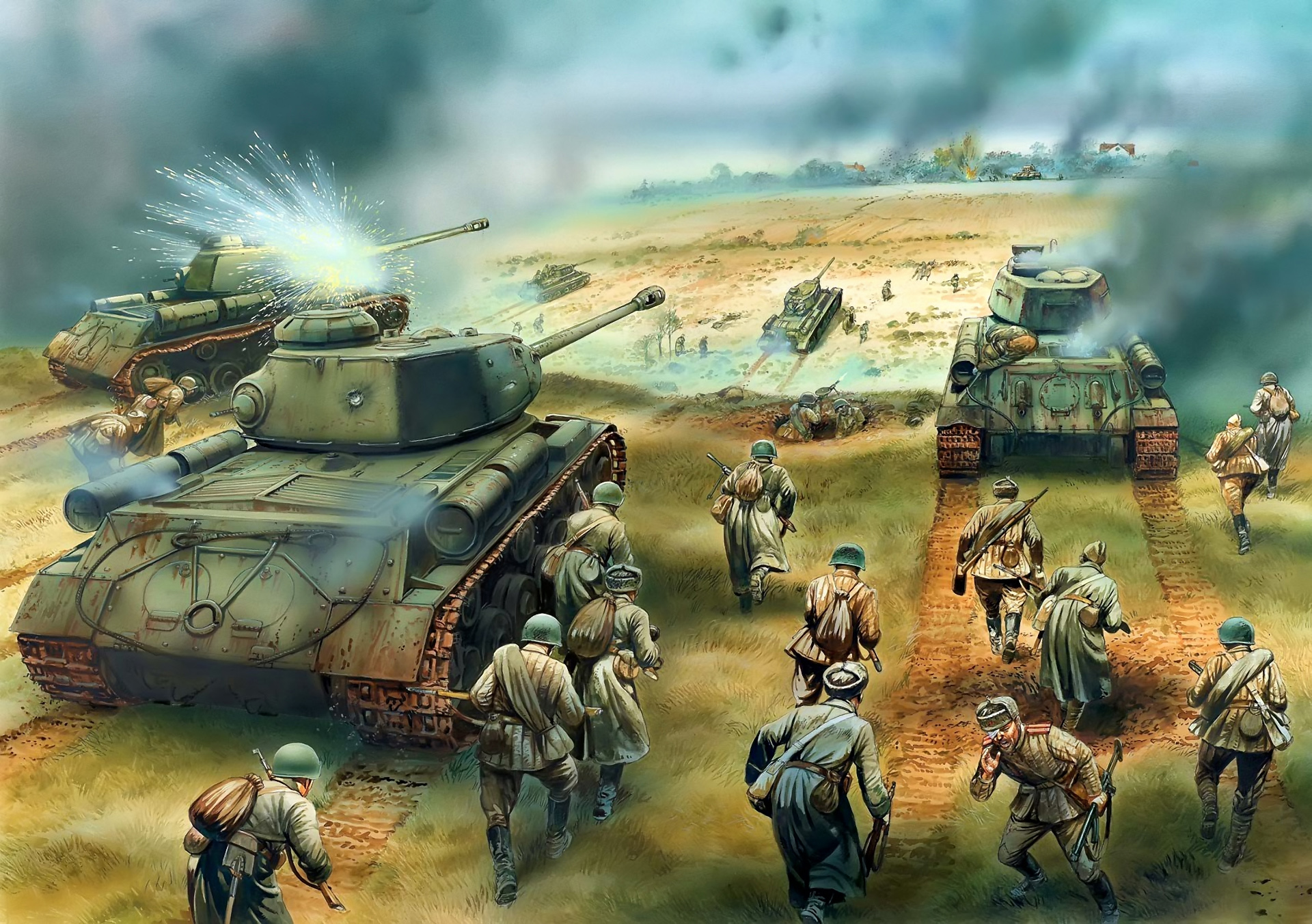 Download mobile wallpaper Wars, Military, Battle for free.