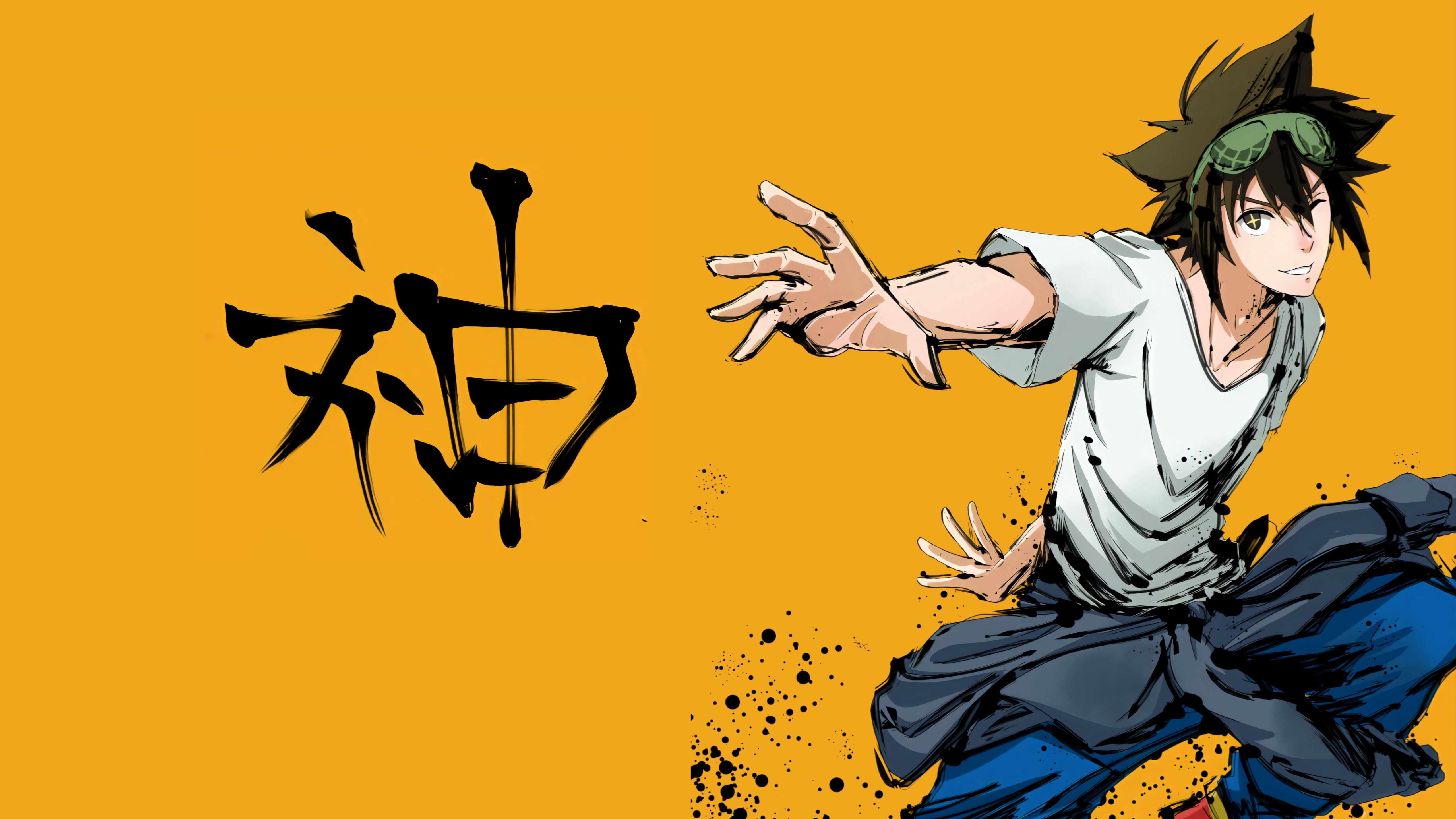 jin mori, anime, the god of high school