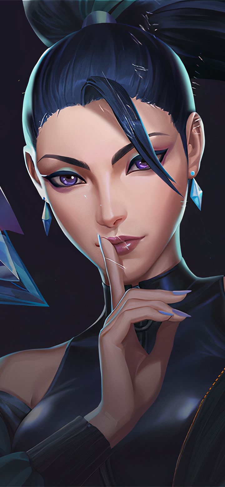 Download mobile wallpaper League Of Legends, Video Game, K Pop, Purple Eyes, Kai'sa (League Of Legends) for free.