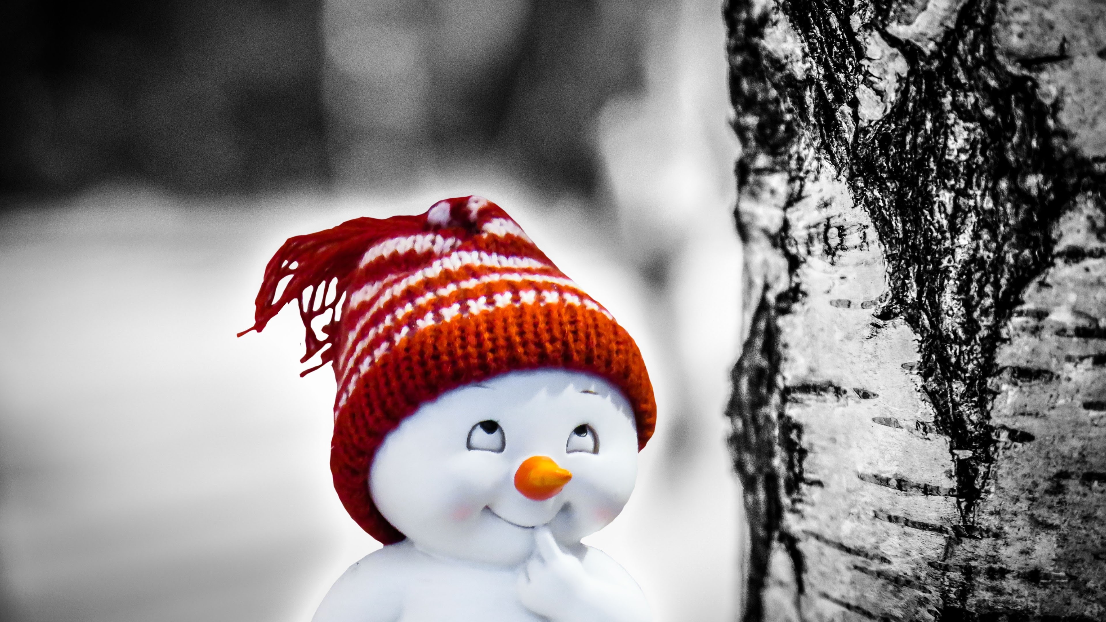 Laden Sie das Schneemann, Lächeln, Künstlerisch-Bild kostenlos auf Ihren PC-Desktop herunter