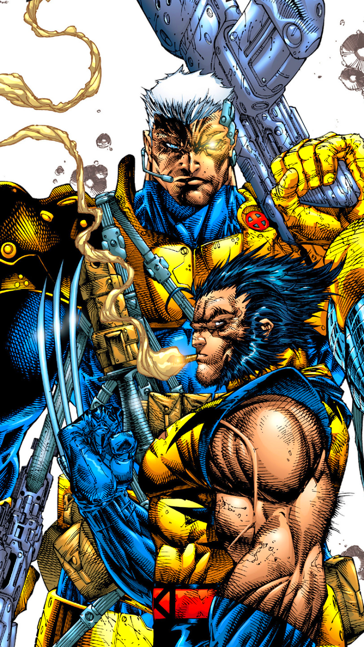 Baixar papel de parede para celular de X Men, Wolverine, História Em Quadrinhos, Cabo (Marvel Comics) gratuito.