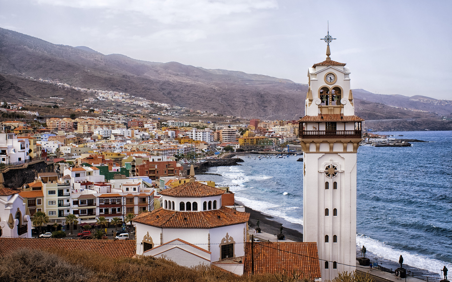 Free download wallpaper Man Made, Candelaria, Towns on your PC desktop