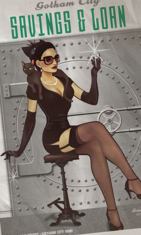Download mobile wallpaper Catwoman, Comics, Dc Bombshells for free.