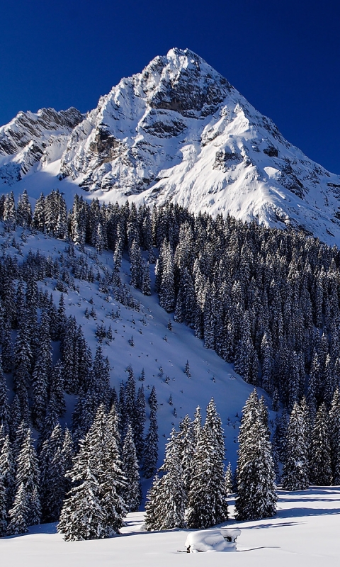 Handy-Wallpaper Winter, Schnee, Gebirge, Berge, Erde/natur kostenlos herunterladen.