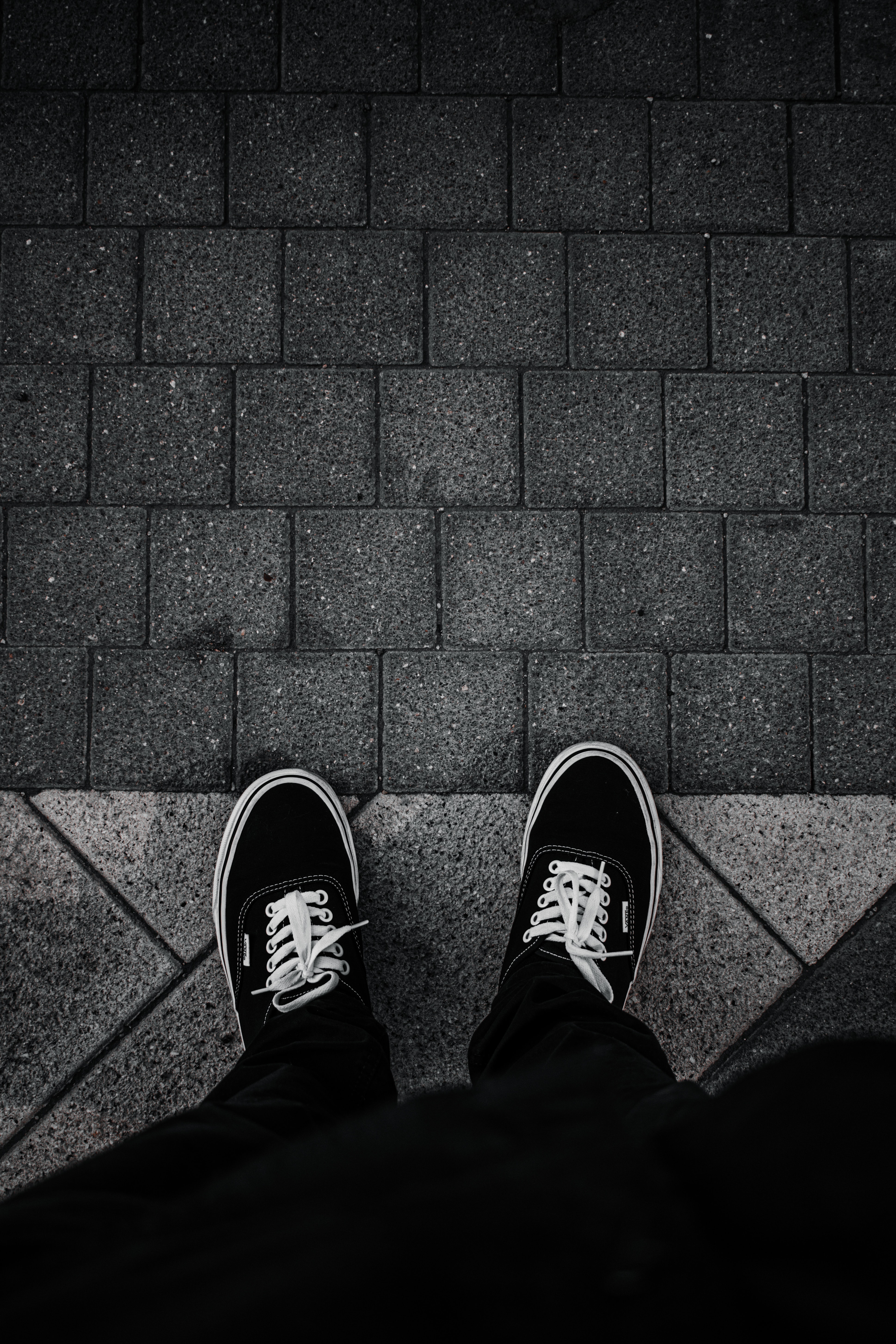grey, shoes, miscellaneous, miscellanea, legs, sneakers, tile