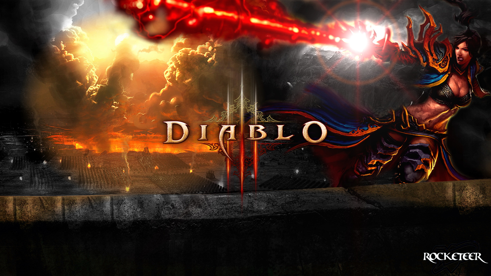 Скачать обои бесплатно Видеоигры, Диабло Iii, Диабло, Волшебник (Diablo Iii) картинка на рабочий стол ПК
