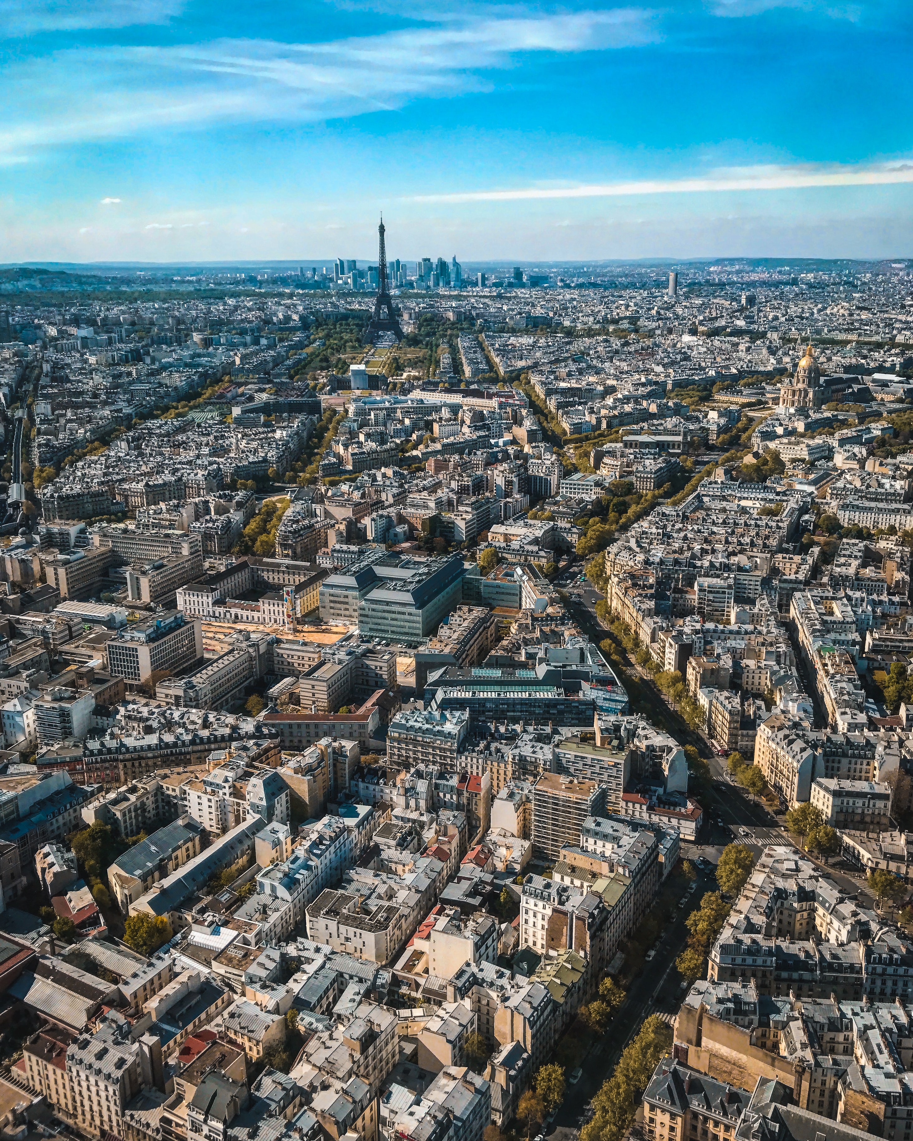 paris, france, architecture, cities, city, building, view from above cellphone
