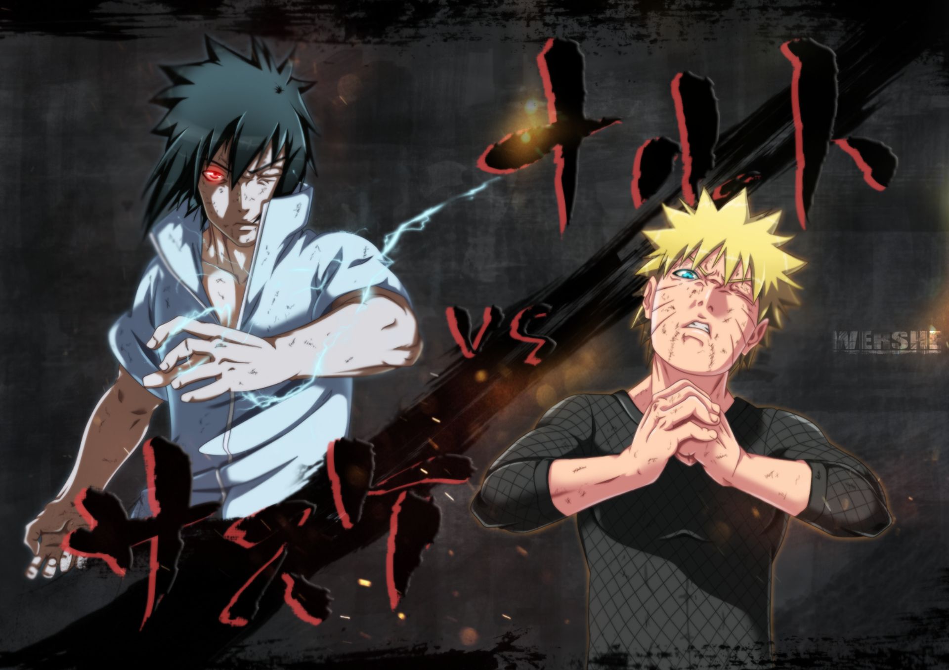 Download mobile wallpaper Anime, Naruto, Sasuke Uchiha, Naruto Uzumaki for free.