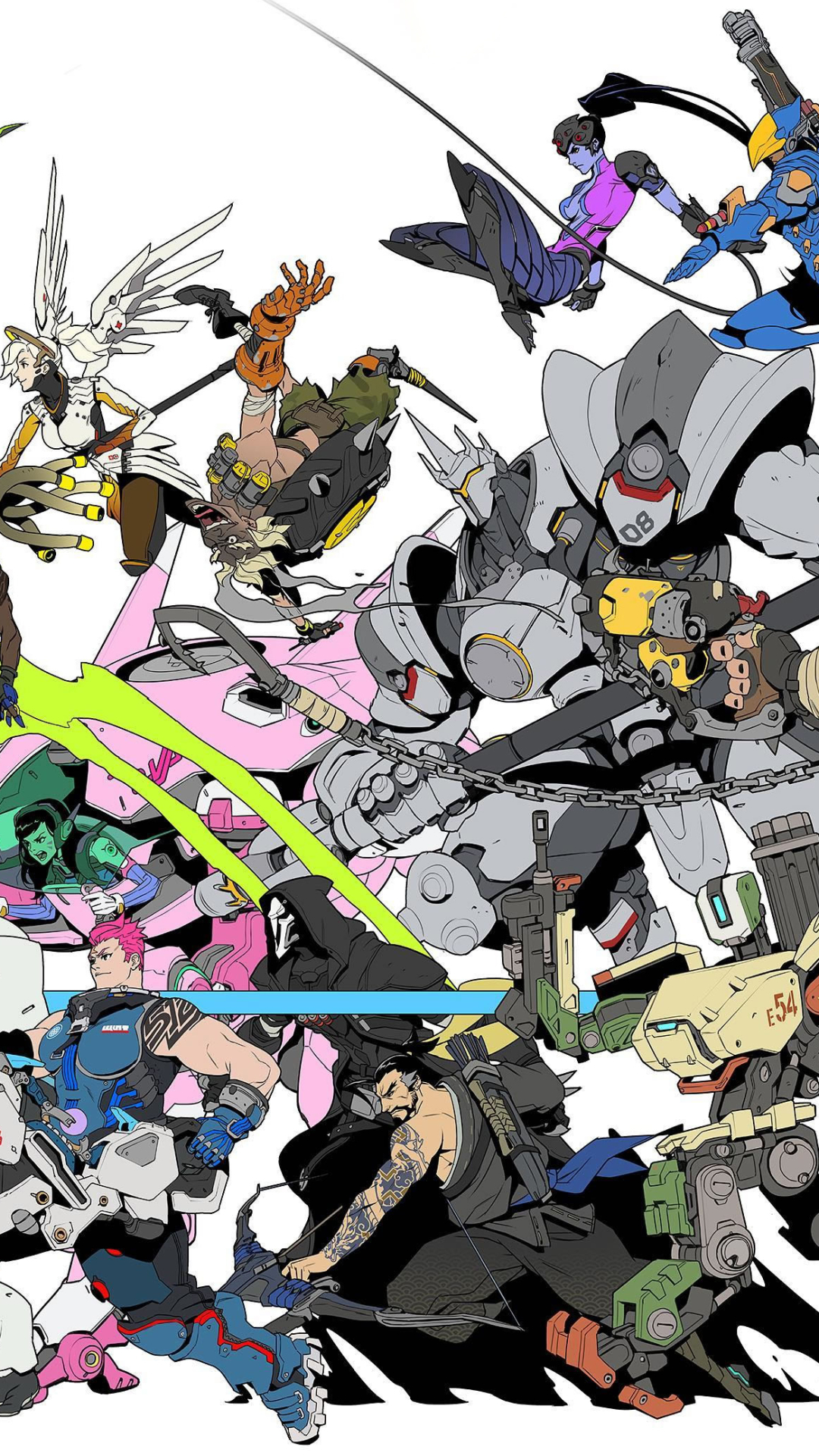 Descarga gratuita de fondo de pantalla para móvil de Overwatch, Videojuego, Bastión (Supervisión), Misericordia (Supervisión), Reinhardt (Supervisión), Hanzo (Supervisión), Pharah (Supervisión), Segador (Supervisión), Symmetra (Supervisión), Trazador (Supervisión), Torbjörn (Supervisión), Hacedor De Viudas (Supervisión), Winston (Supervisión), Zenyatta (Supervisión), Genji (Supervisión), Mccree (Supervisión), Roadhog (Supervisión), D Va (Supervisión), Junkrat (Supervisión), Soldado: 76 (Supervisión), Lucio (Supervisión), Mei (Supervisión), Zarya (Supervisión).