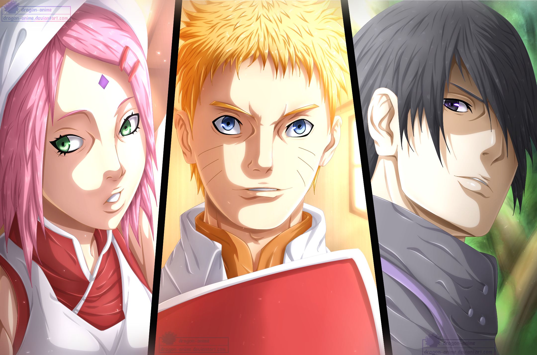 Handy-Wallpaper Naruto, Animes, Sasuke Uchiha, Sakura Haruno, Naruto Uzumaki kostenlos herunterladen.