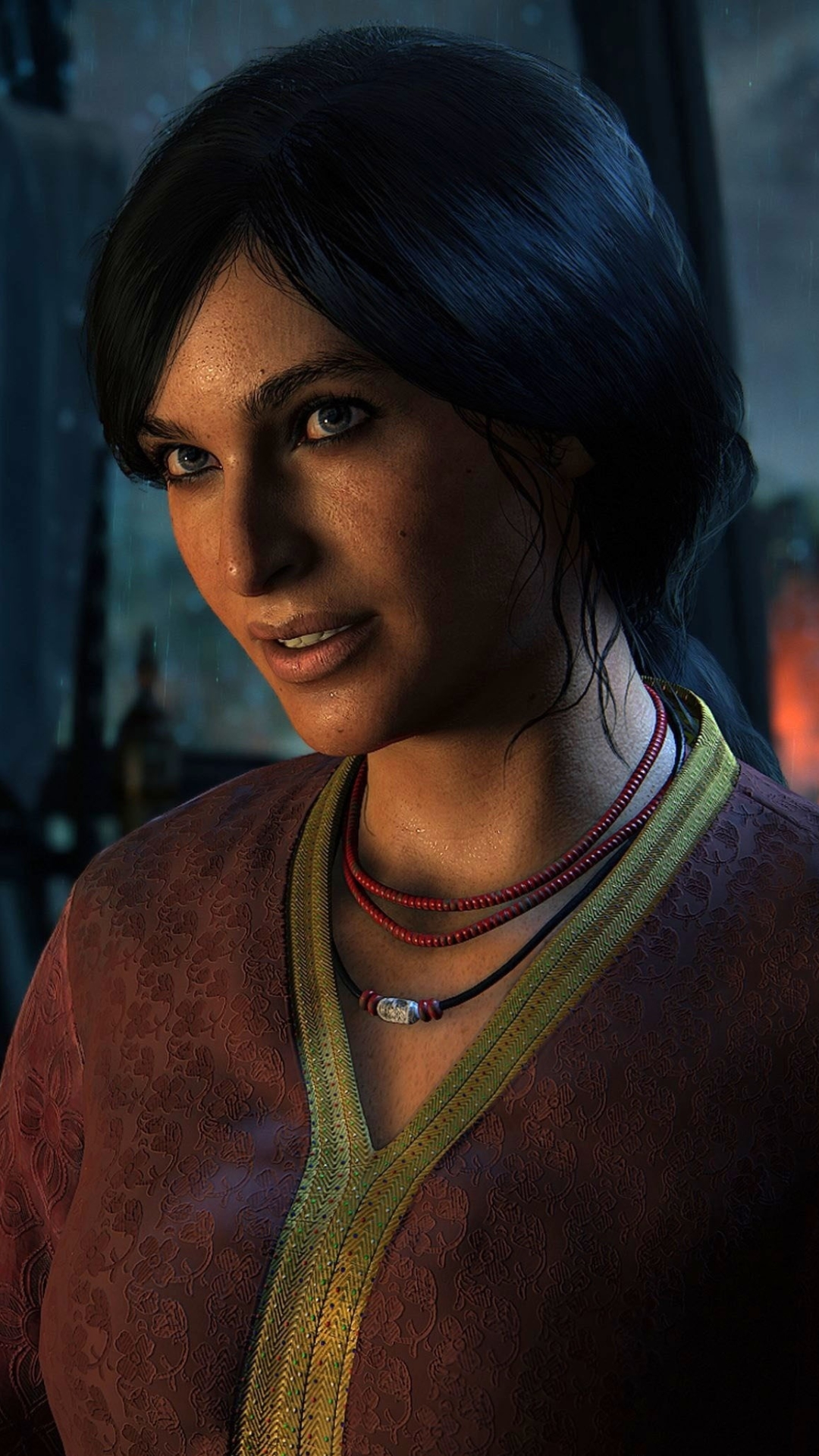 Download mobile wallpaper Night, Uncharted, Video Game, Uncharted: The Lost Legacy, Chloe Frazer for free.