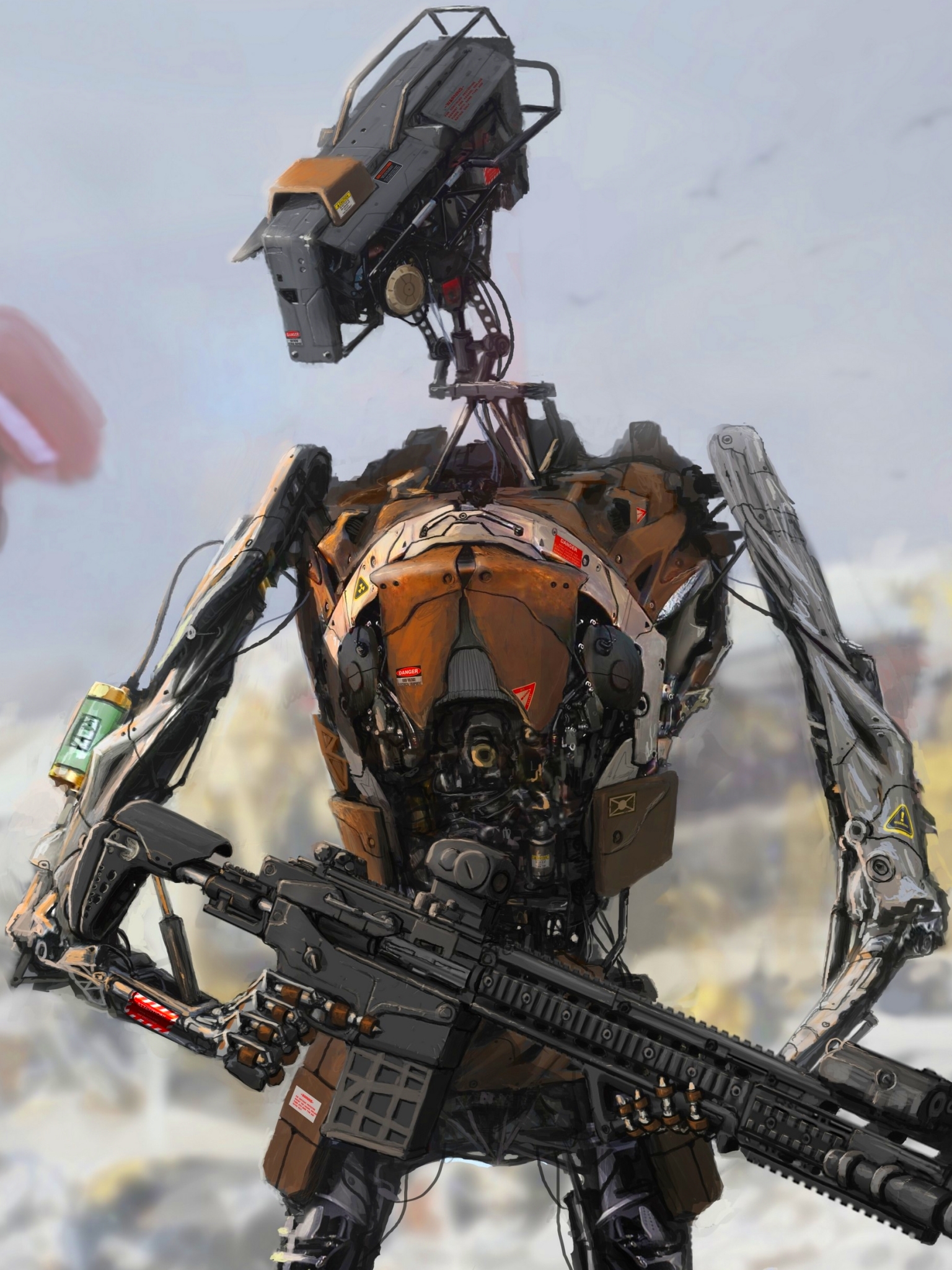 Download mobile wallpaper Robot, Sci Fi for free.