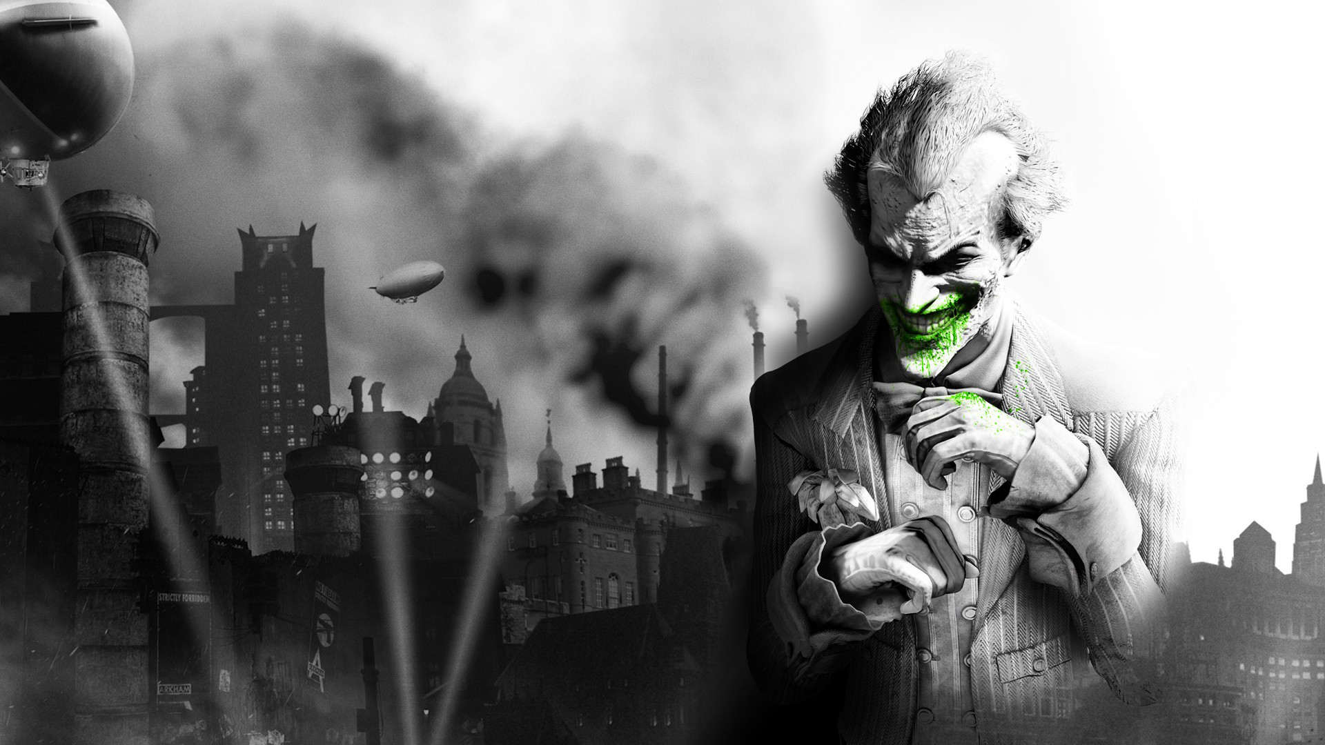 Descarga gratuita de fondo de pantalla para móvil de Batman: Arkham City, Hombre Murciélago, Guasón, Videojuego.