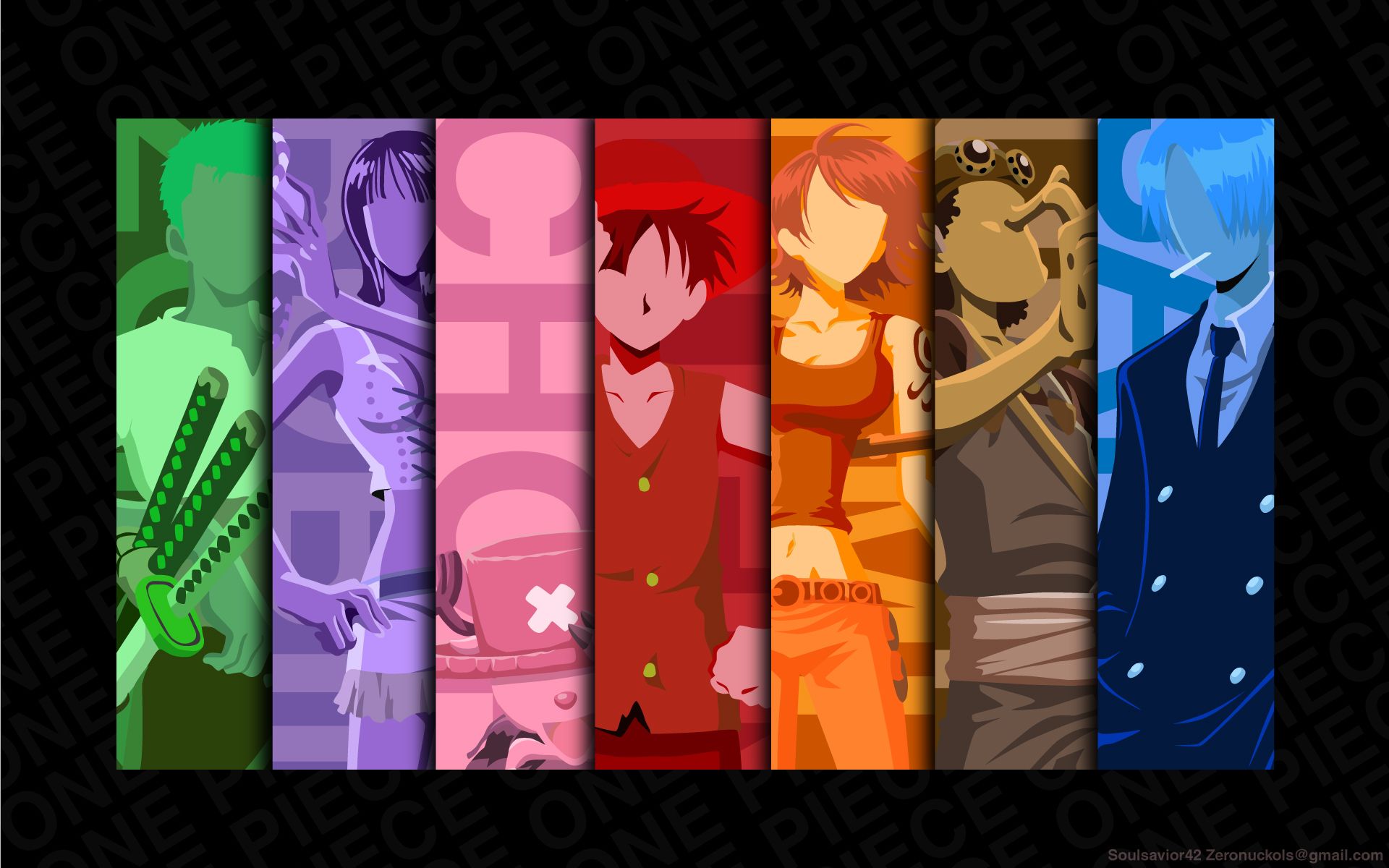 Baixar papel de parede para celular de Anime, One Piece, Tony Tony Chopper, Usopp (One Piece), Roronoa Zoro, Monkey D Luffy, Nami (One Piece), Sanji (One Piece), Nico Robin gratuito.