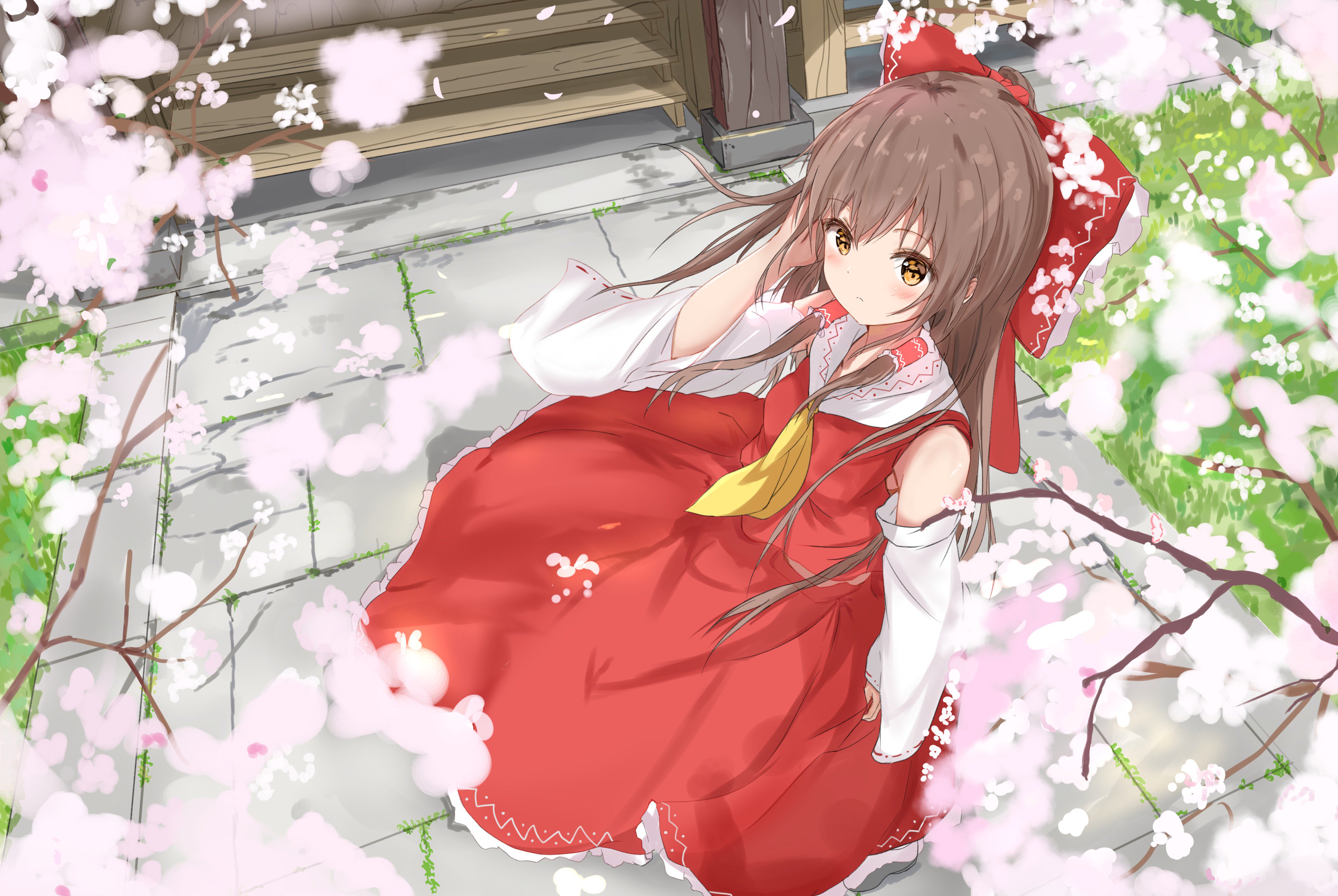 Descarga gratuita de fondo de pantalla para móvil de Animado, Touhou, Reimu Hakurei.