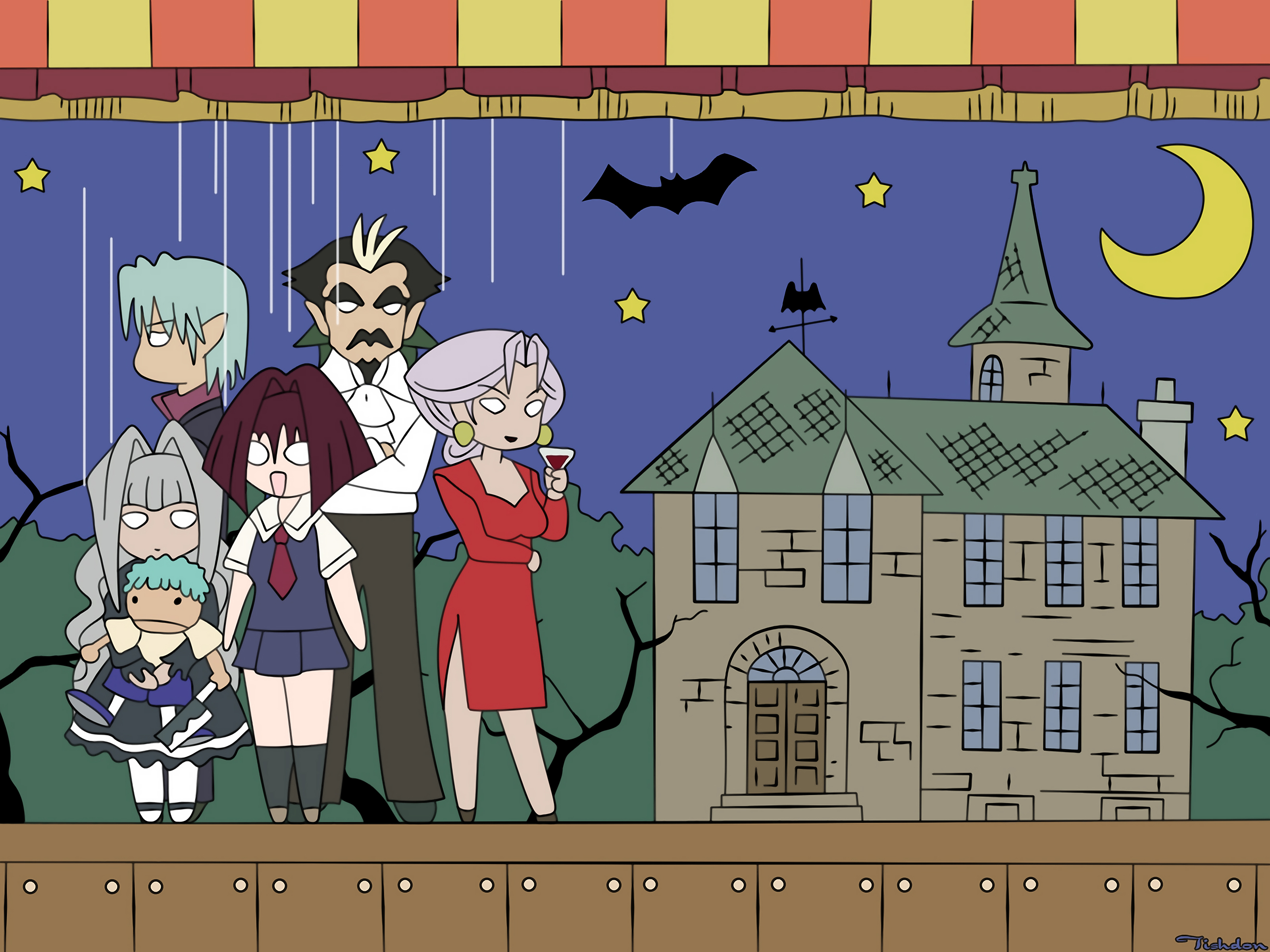 234979 скачать обои аниме, карин, чиби вампир, карин (аниме) - заставки и картинки бесплатно