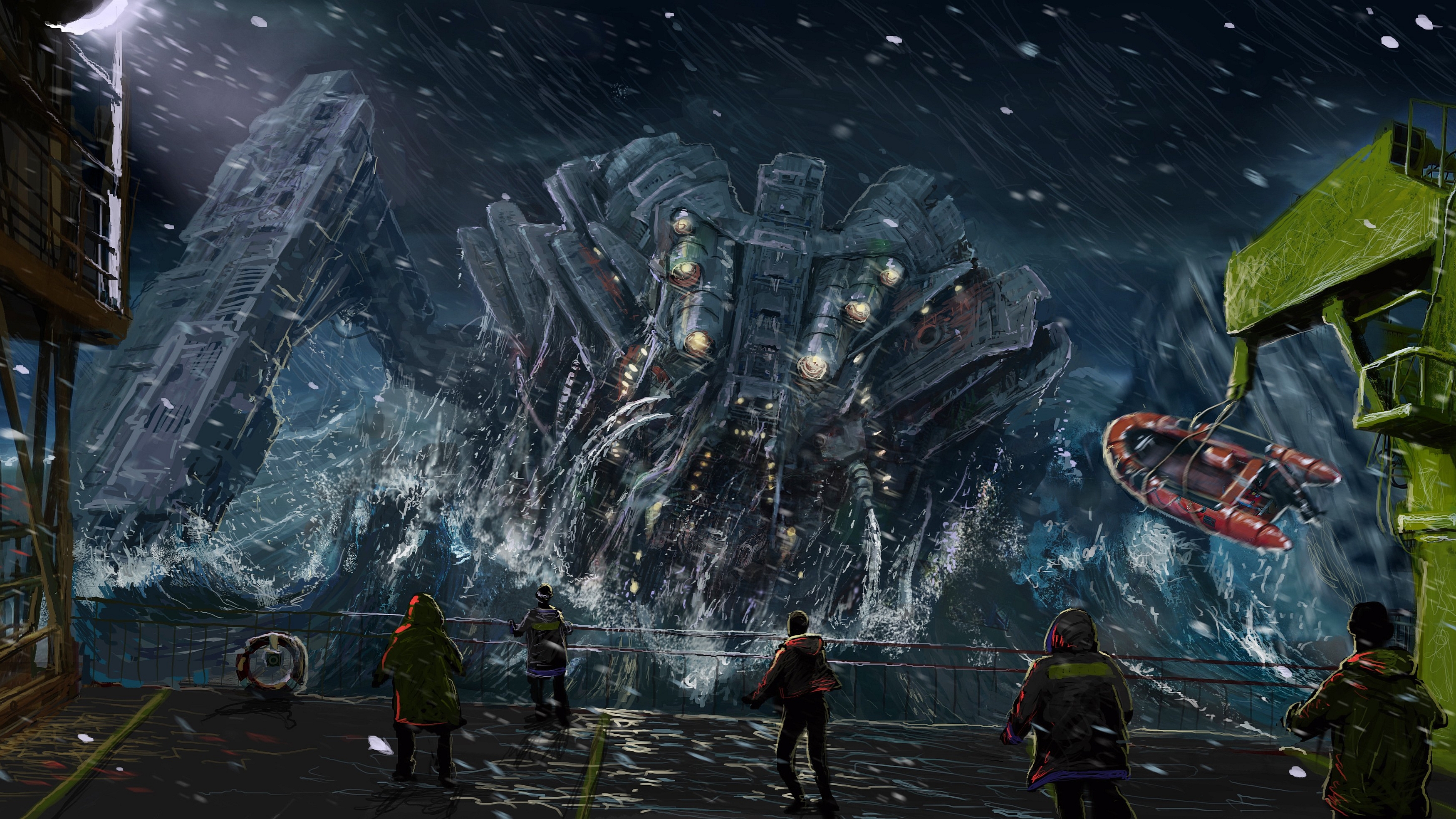 Free download wallpaper Pacific Rim, Movie on your PC desktop