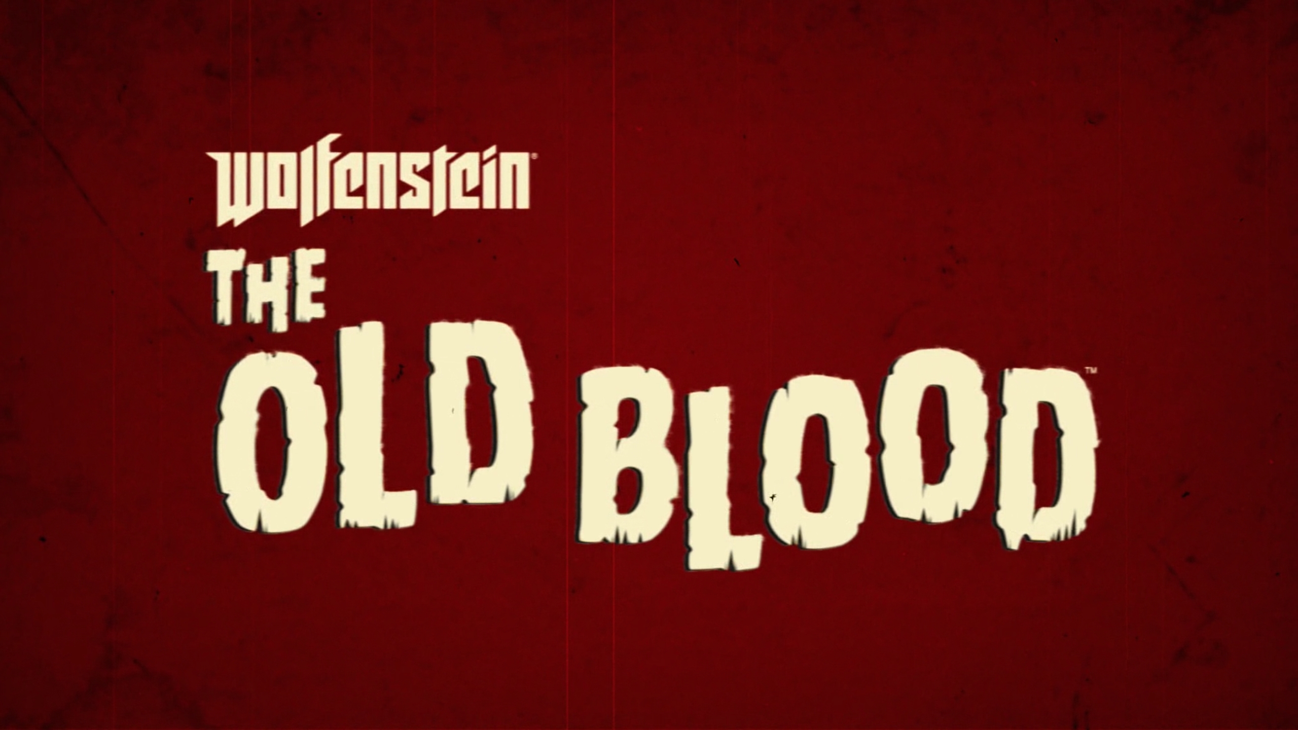 video game, wolfenstein: the old blood, logo